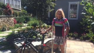 Cyclists with Crutches