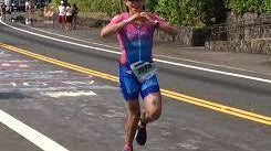 runner making a heart symbol