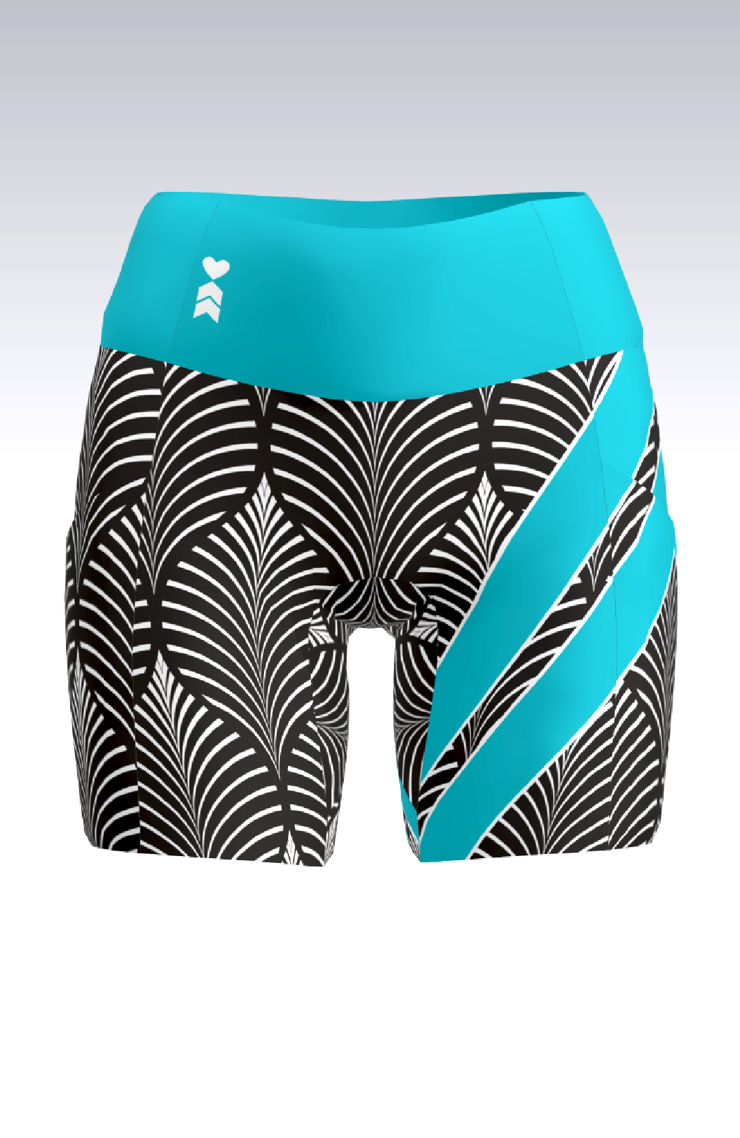 Coeur Sports 5 inch fitted run short PRESALE! Filigree Fitted Run Shorts