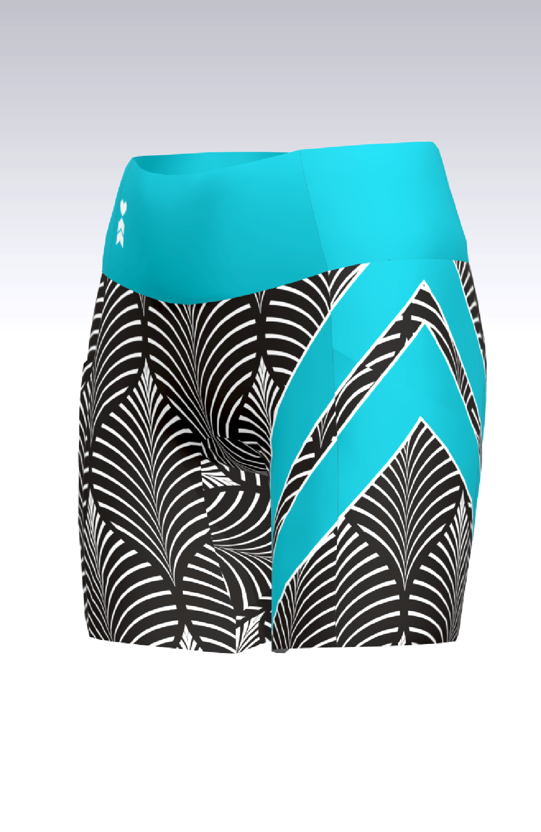Coeur Sports 5 inch fitted run short PRESALE! Filigree Fitted Run Shorts