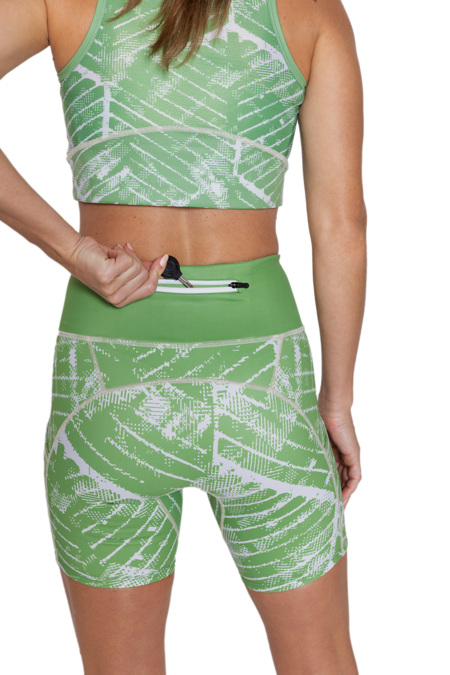 Coeur Sports 5 inch fitted run short Sage Fitted Run Shorts