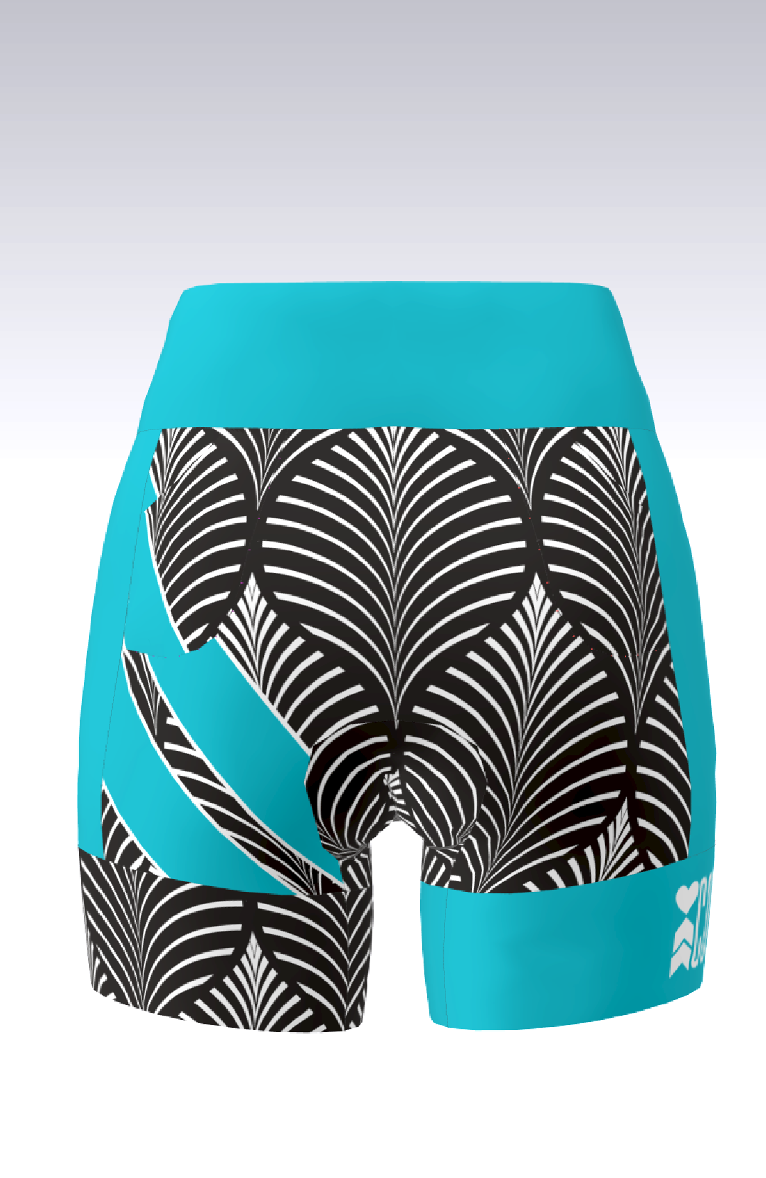 Coeur Sports 5 inch Powerband Tri Short PRESALE! Filigree Women's 5" Triathlon Shorts