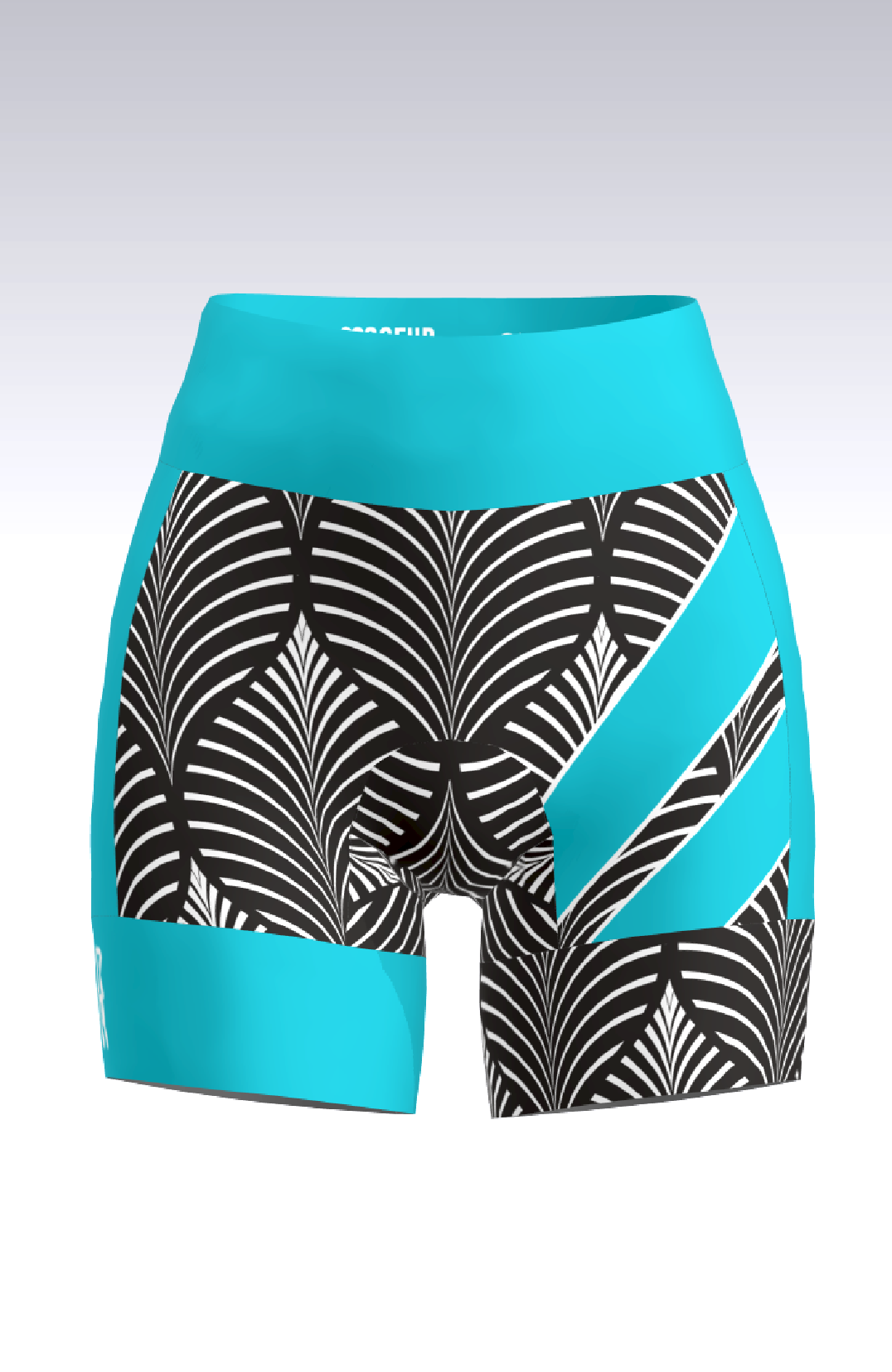 Coeur Sports 5 inch Powerband Tri Short PRESALE! Filigree Women's 5" Triathlon Shorts