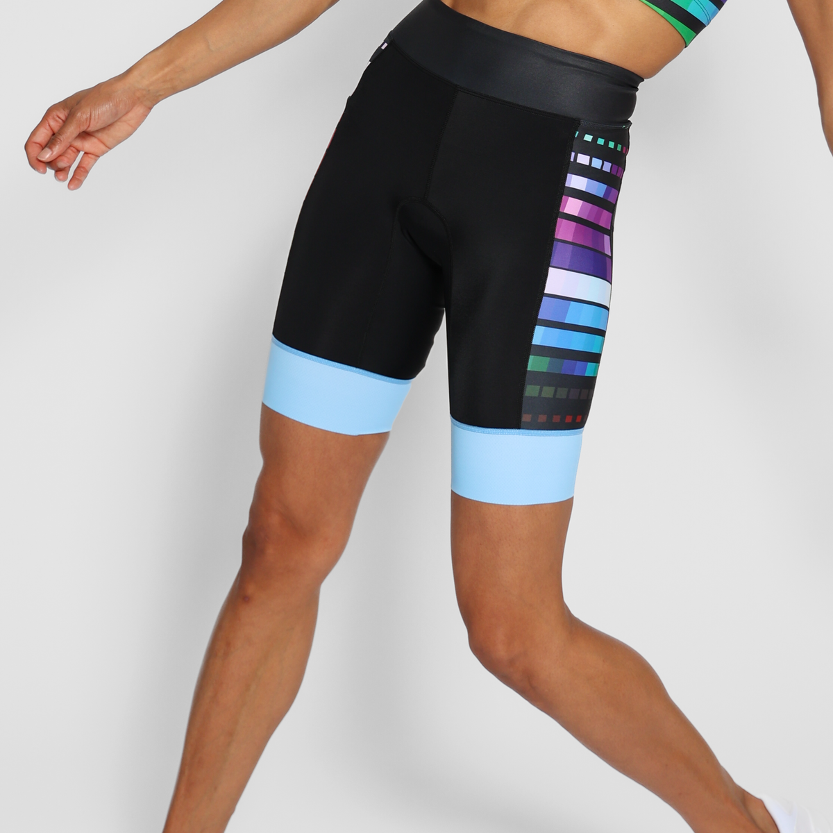 Polaroid biker shorts on sale