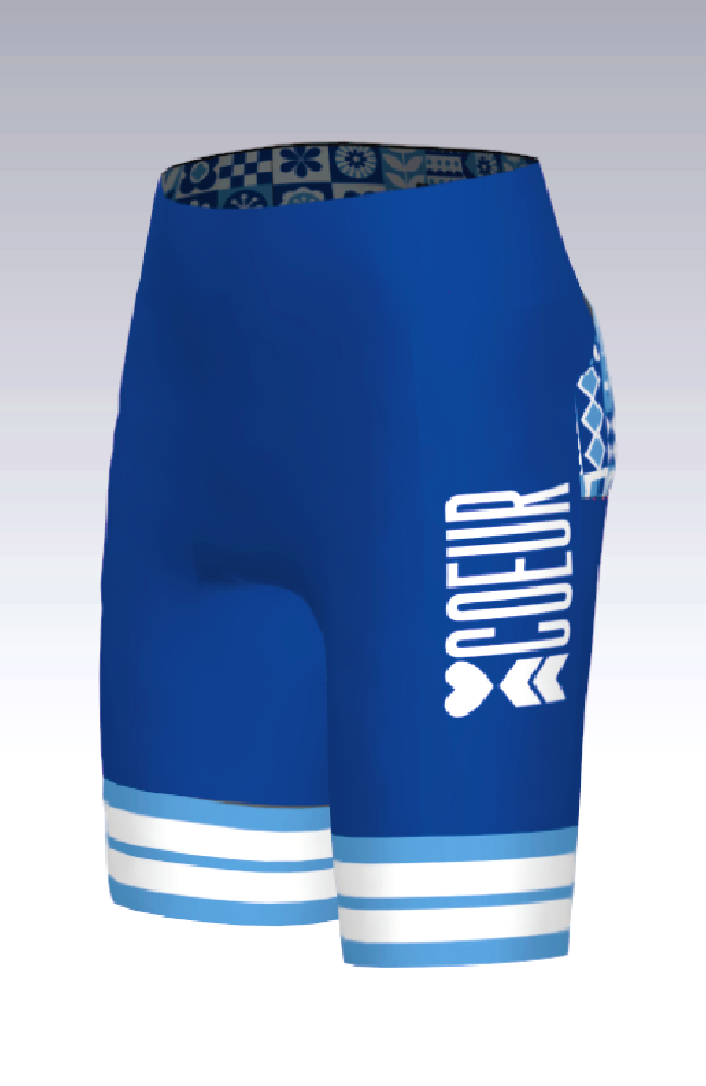 Coeur Sports 8 Inch Powerband Tri Short PRESALE! Kalevala Women's 8" Triathlon Shorts