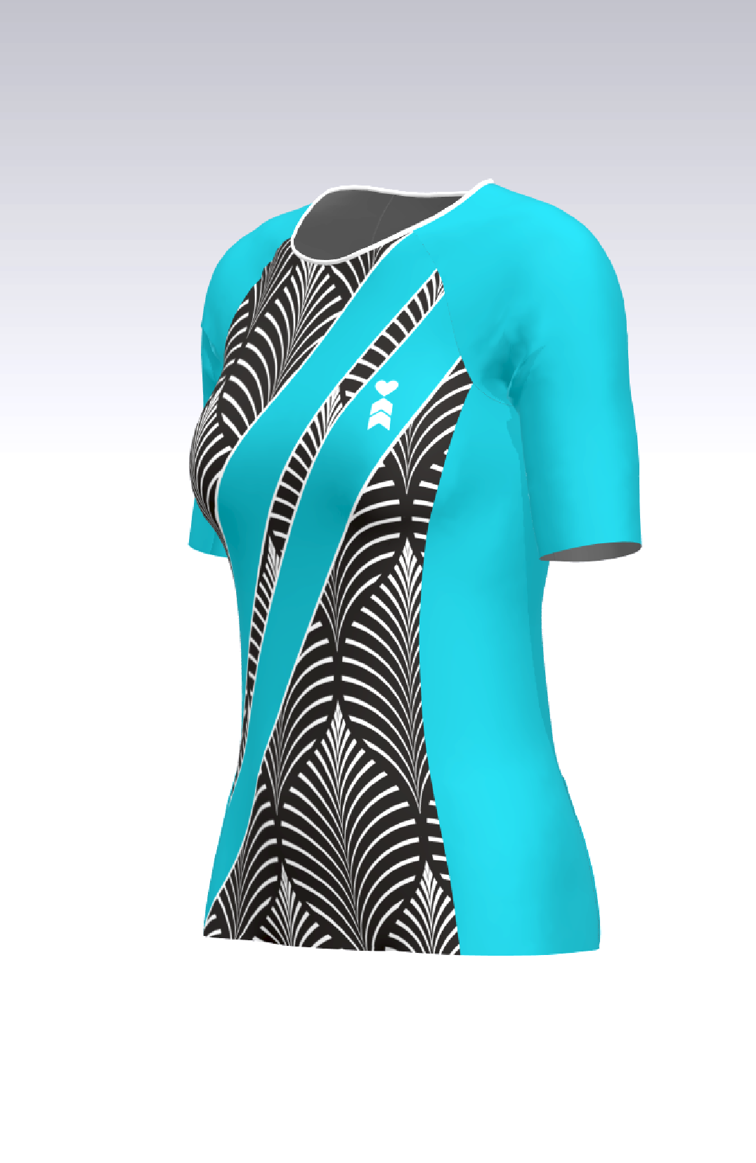 Coeur Sports Aero Tri Top PRESALE! Filigree Women's Sleeved NO ZIP Triathlon Aero Top