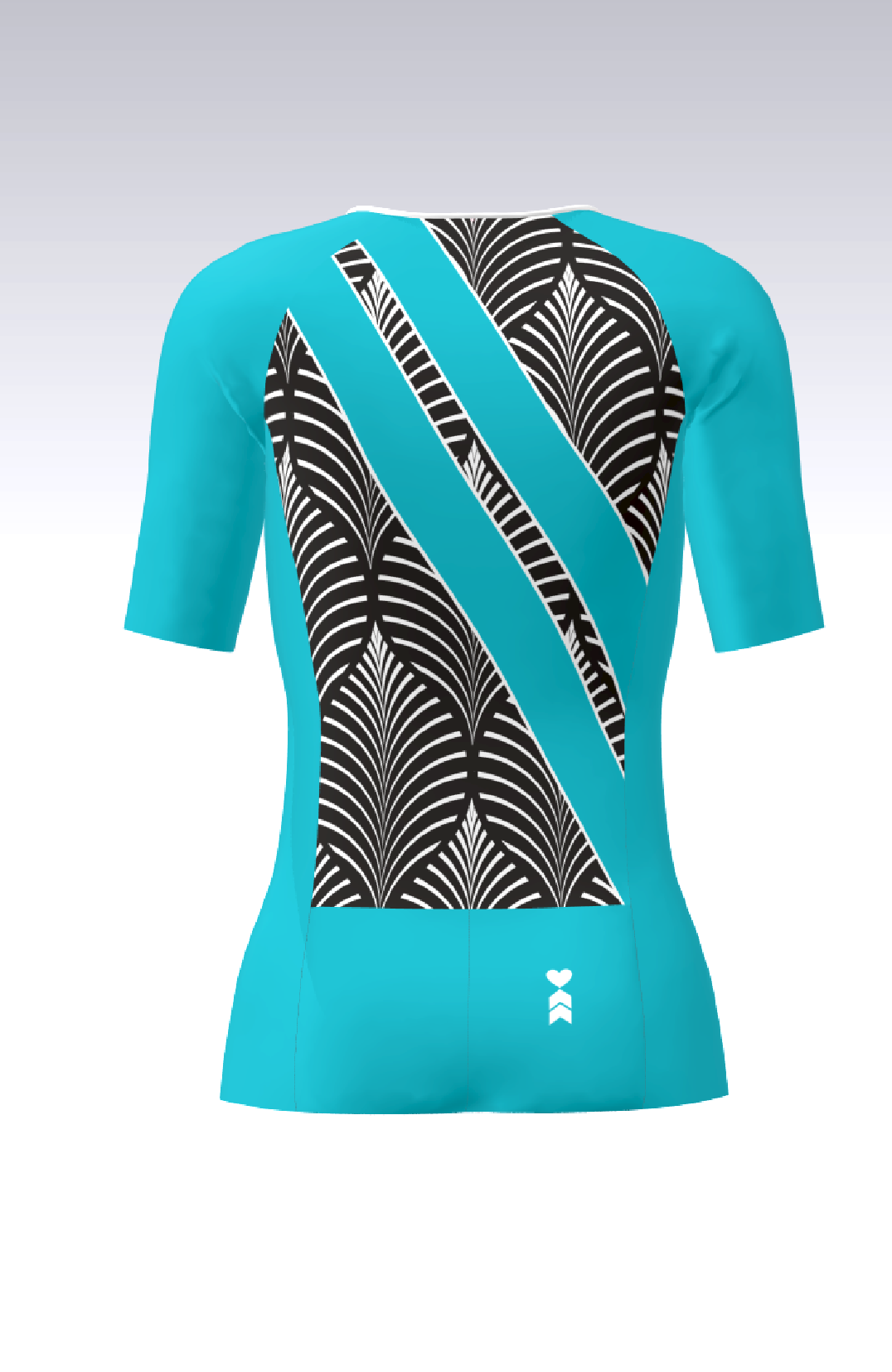 Coeur Sports Aero Tri Top PRESALE! Filigree Women's Sleeved NO ZIP Triathlon Aero Top
