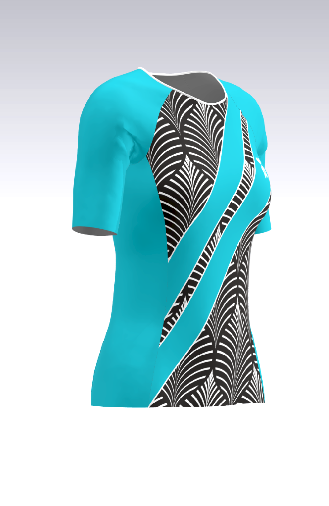 Coeur Sports Aero Tri Top PRESALE! Filigree Women's Sleeved NO ZIP Triathlon Aero Top
