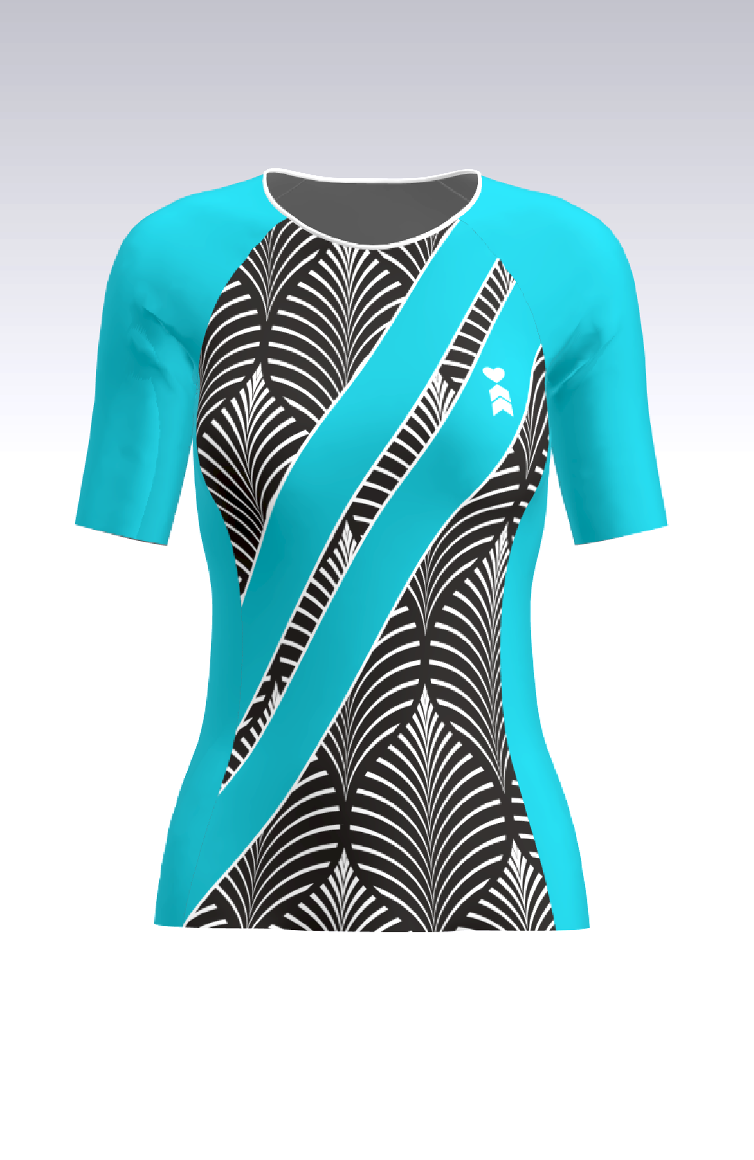 Coeur Sports Aero Tri Top PRESALE! Filigree Women's Sleeved NO ZIP Triathlon Aero Top