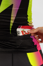 Coeur Sports Aero Tri Top Women's Sleeved Triathlon Aero Top in Voltage