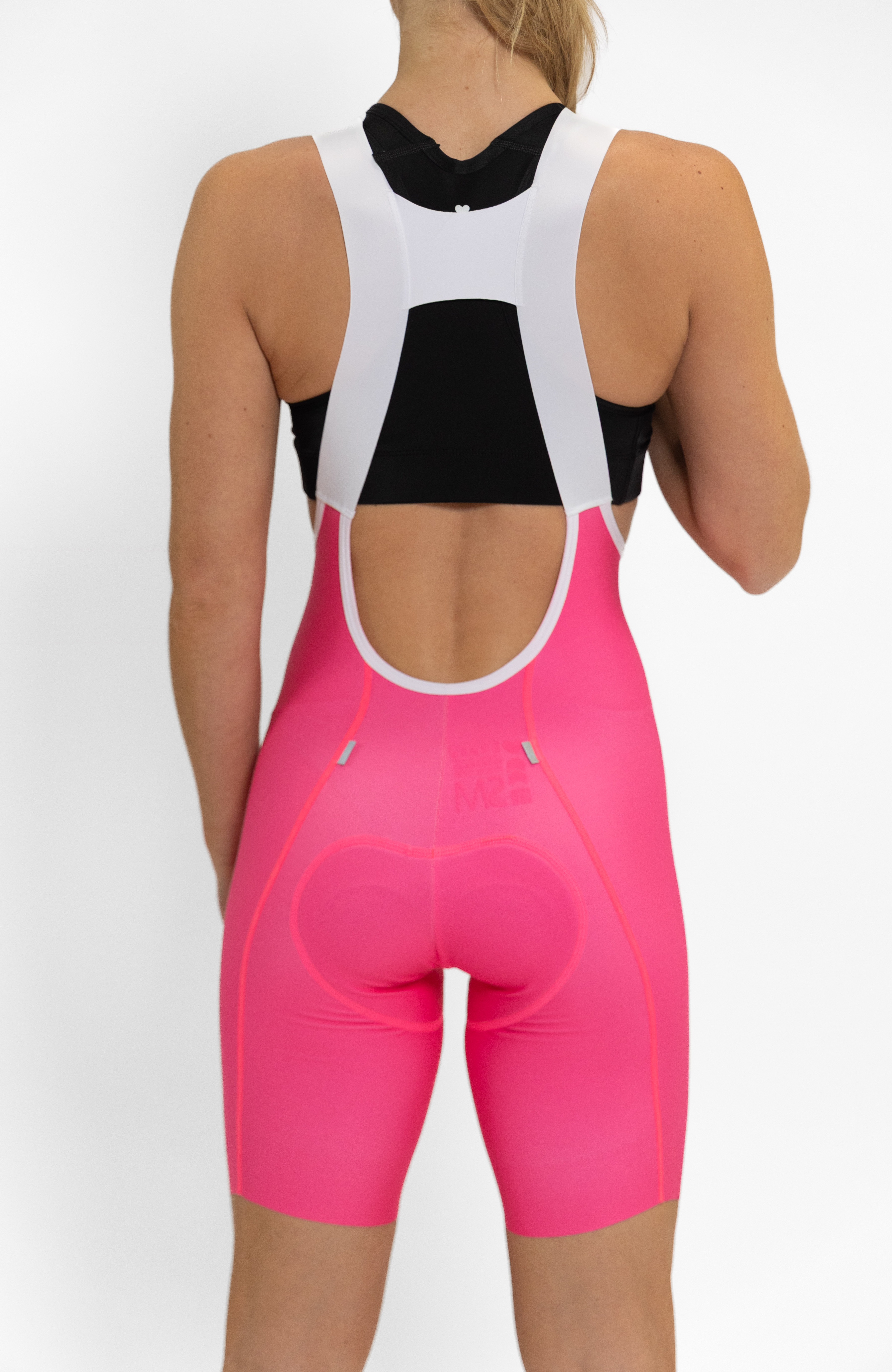 Coeur Sports Bib Short Women's EZ Drop Cycling Bibs in Bubblegum