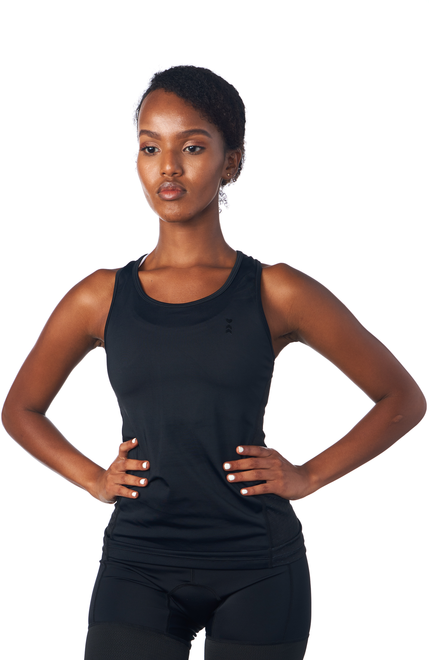 Coeur Sports Braless Tri Tank Little Black Braless Tri Tank