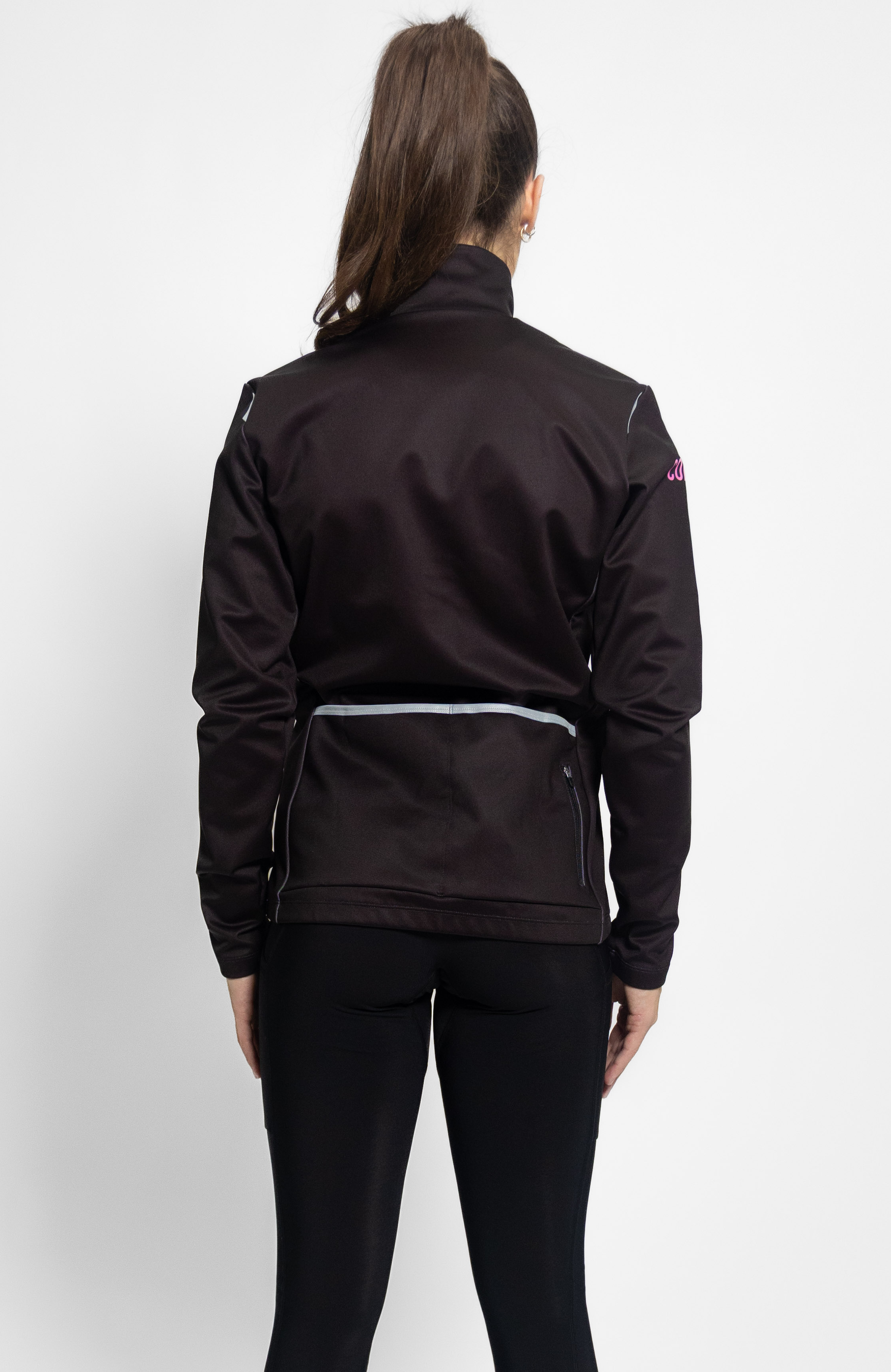 Coeur Sports Cycling Jacket Thermal Cycling Jacket in Black