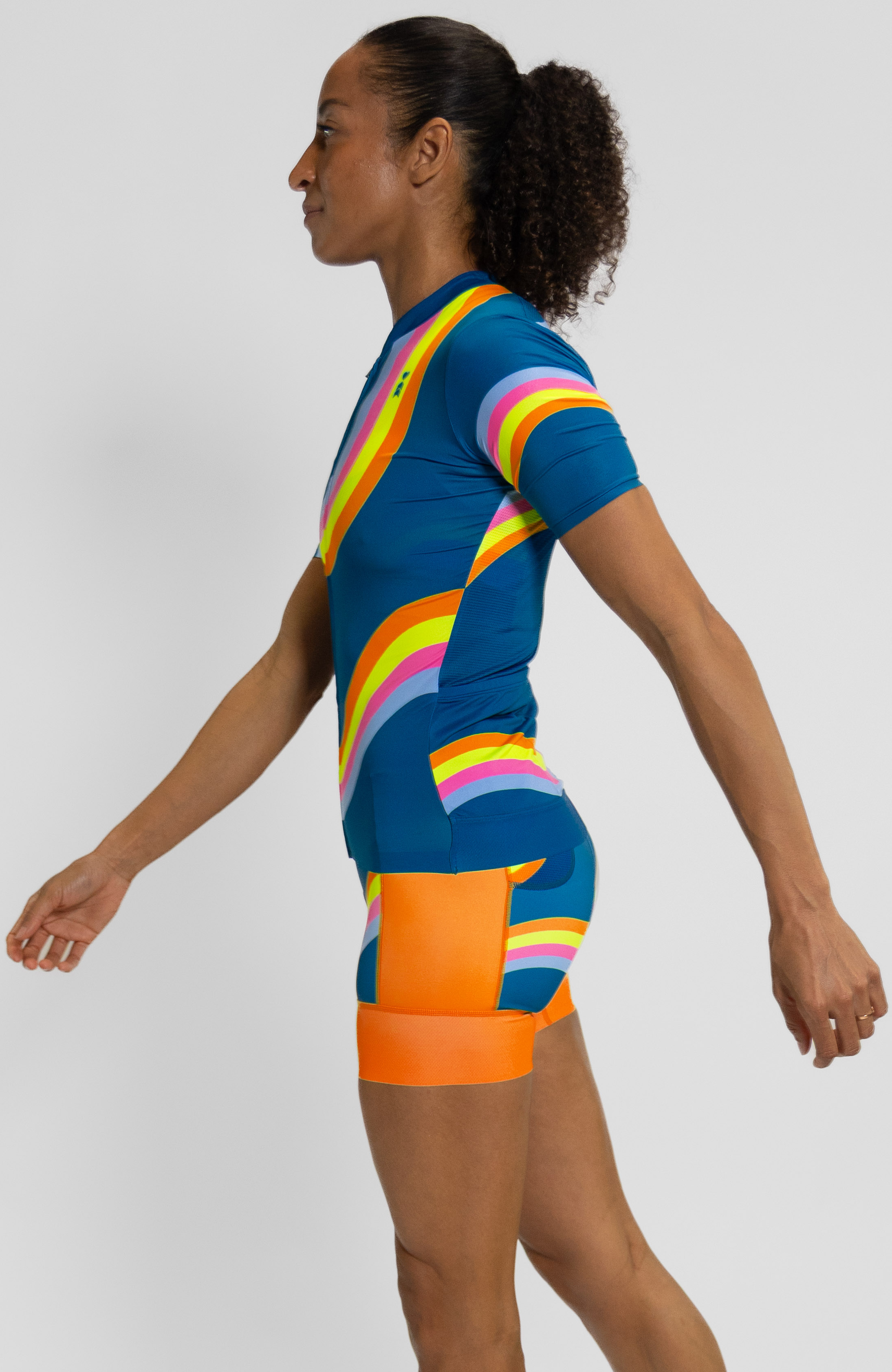 Coeur Sports Cycling Jersey Women's Cycling Jersey in Groovy