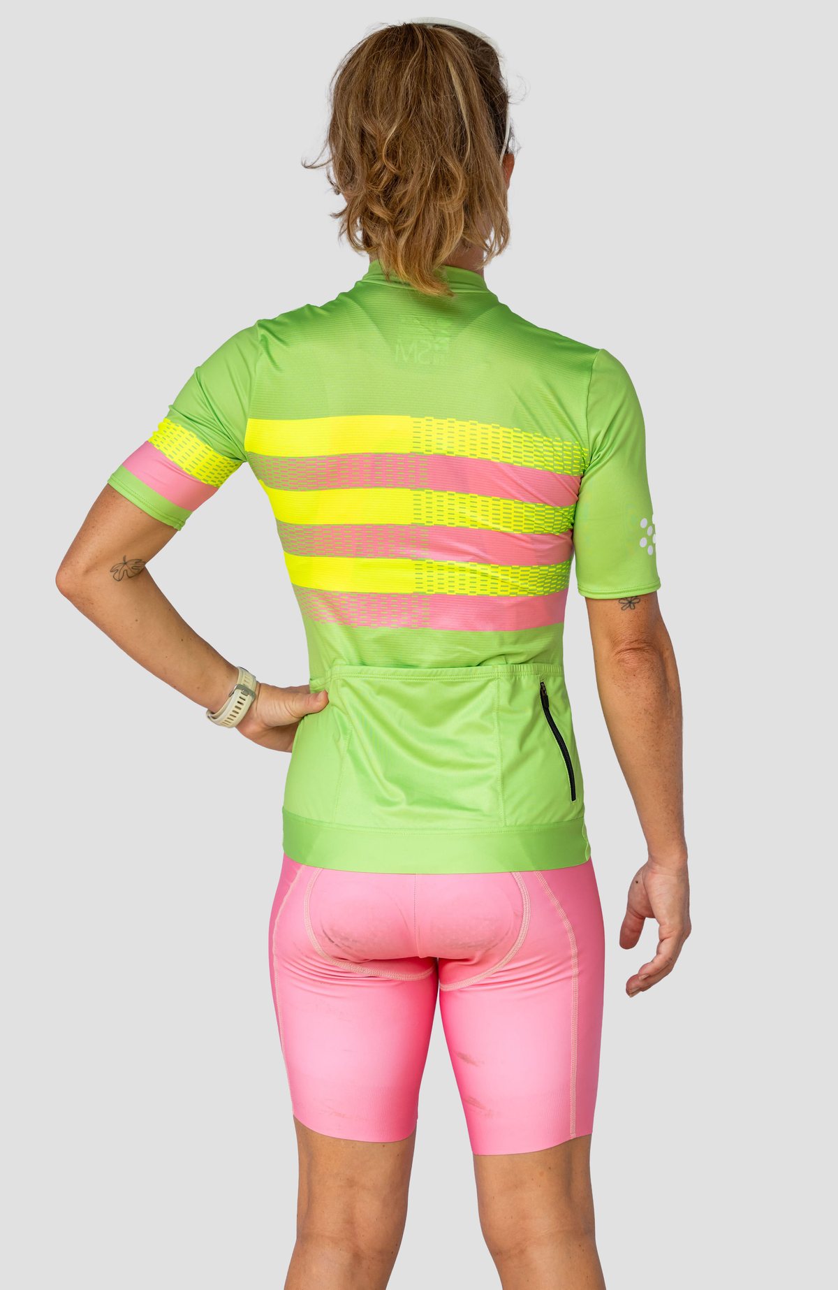 Coeur Sports Cycling Jersey Women's Cycling Jersey in Honeysuckle