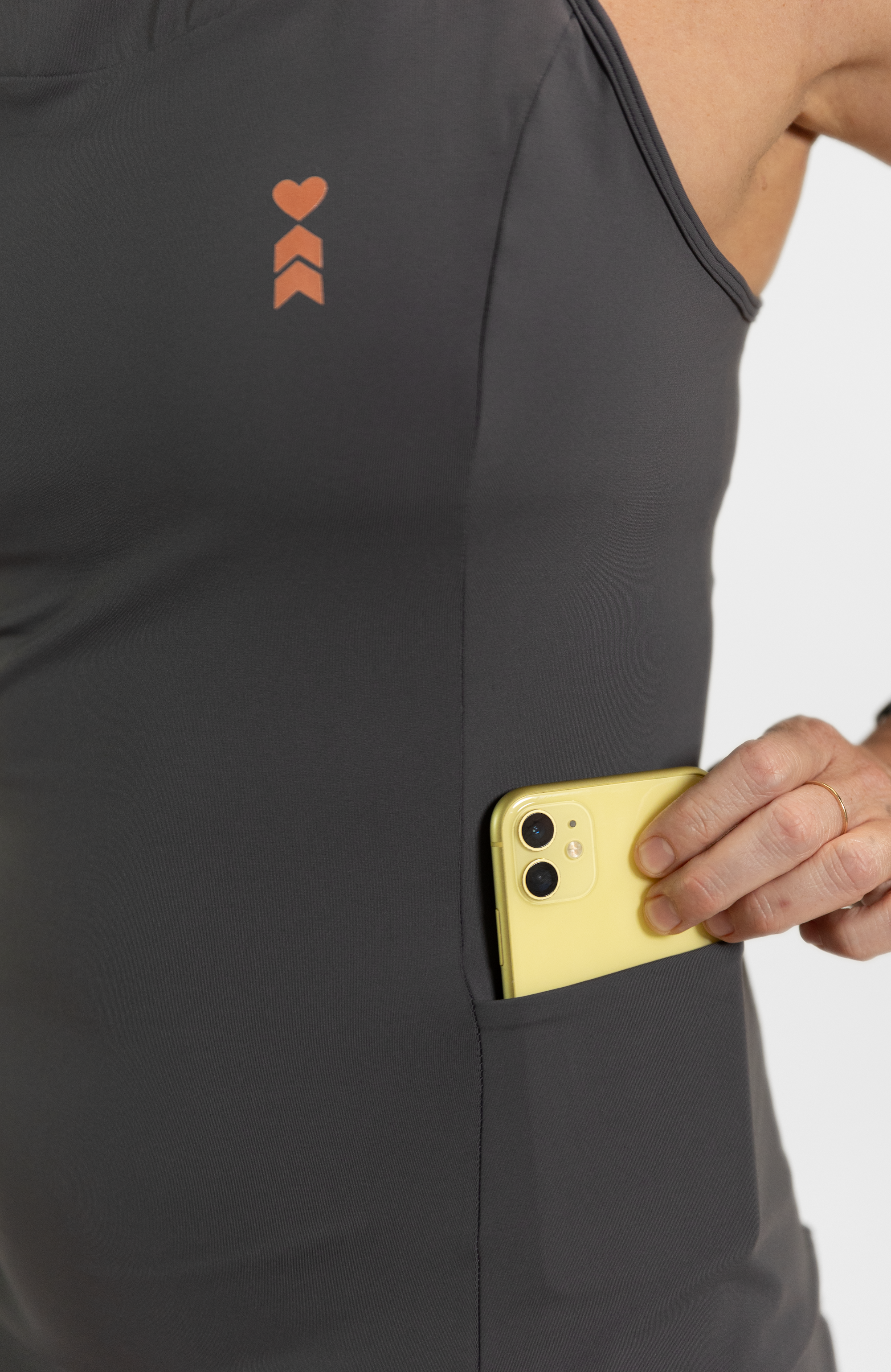 Coeur Sports Dress Grey Halter Dress