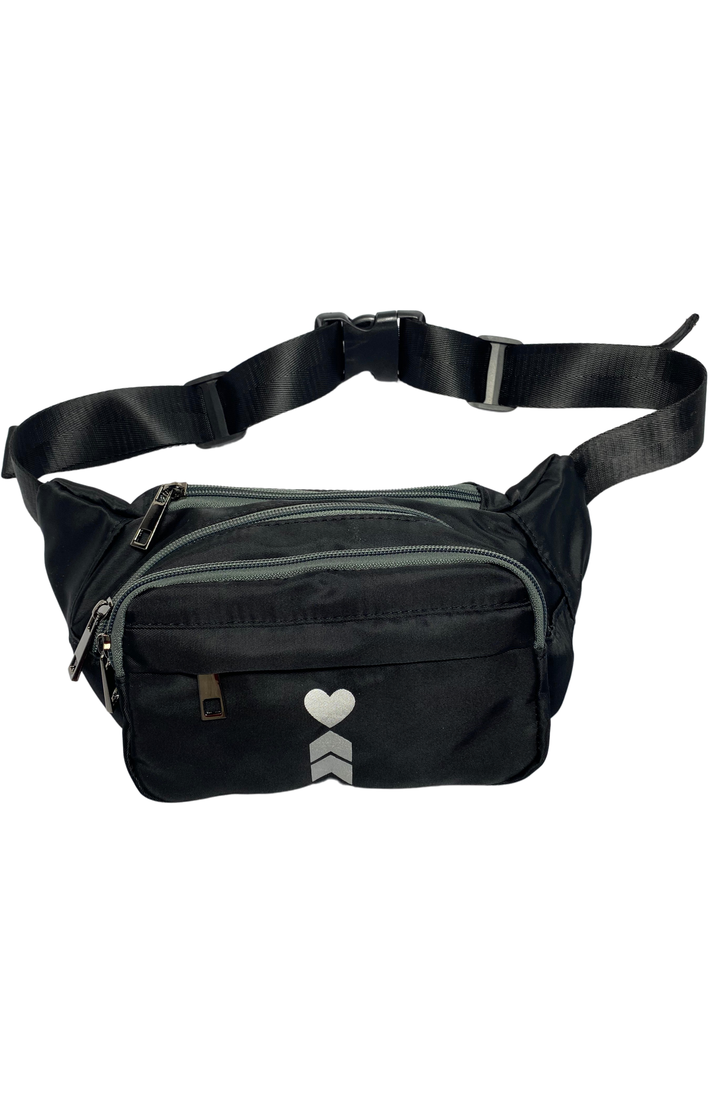 Coeur Sports Fanny Pack ONE SIZE / Black Coeur Logo Black Fanny Pack