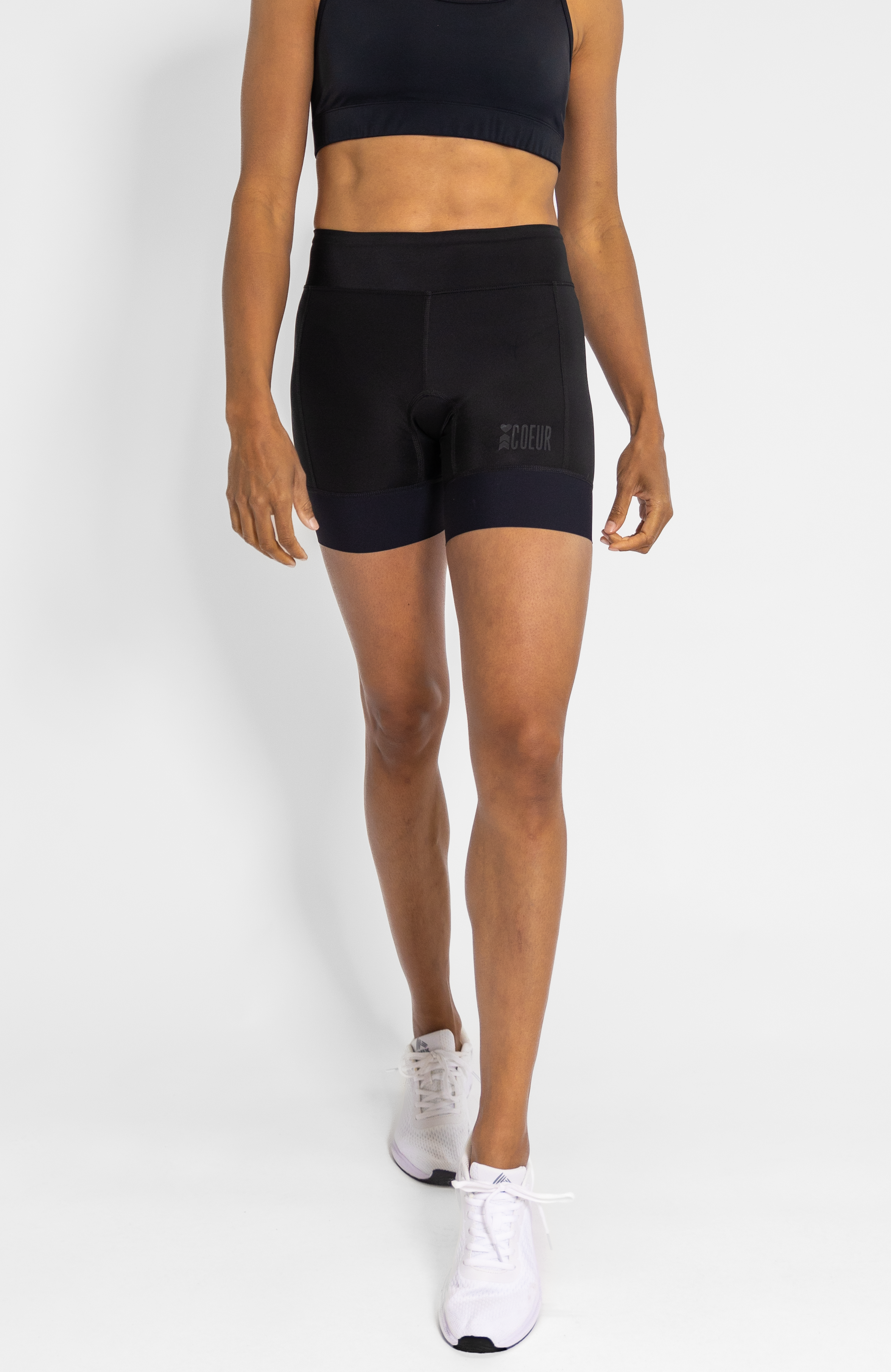 Coeur Sports Italiana 5 Inch Powerband Tri Short Italiana Little Black 5" Triathlon Shorts 2.0