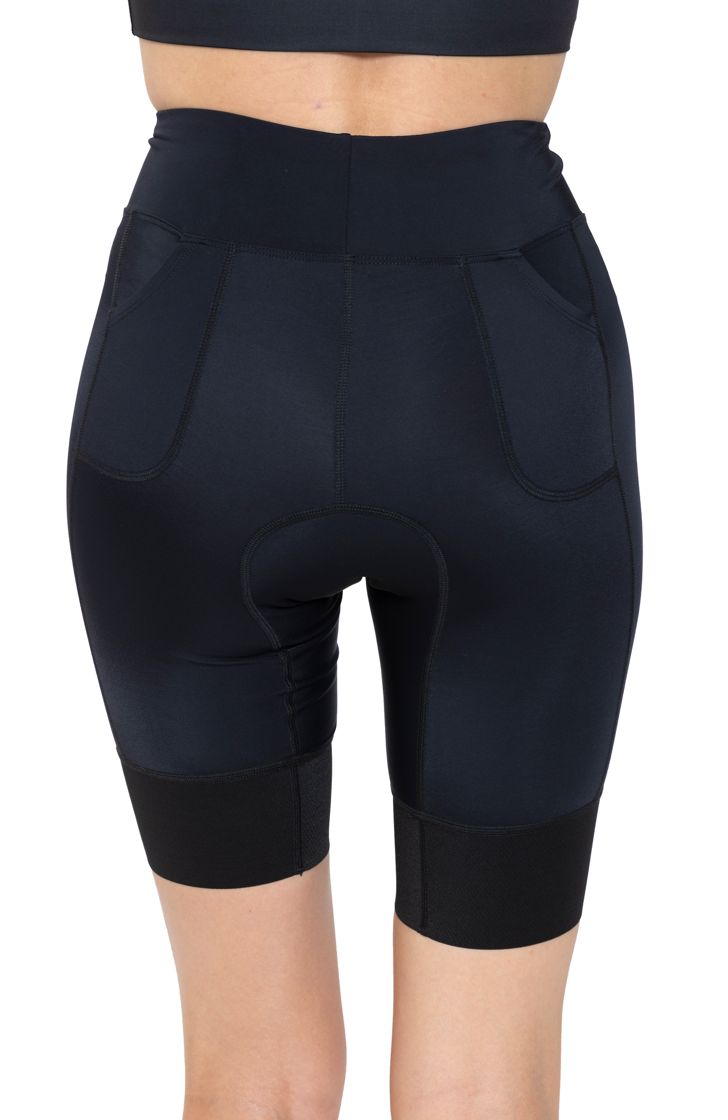 Coeur Sports Italiana 8 Inch Powerband Tri Short Italiana Little Black 8" Triathlon Shorts
