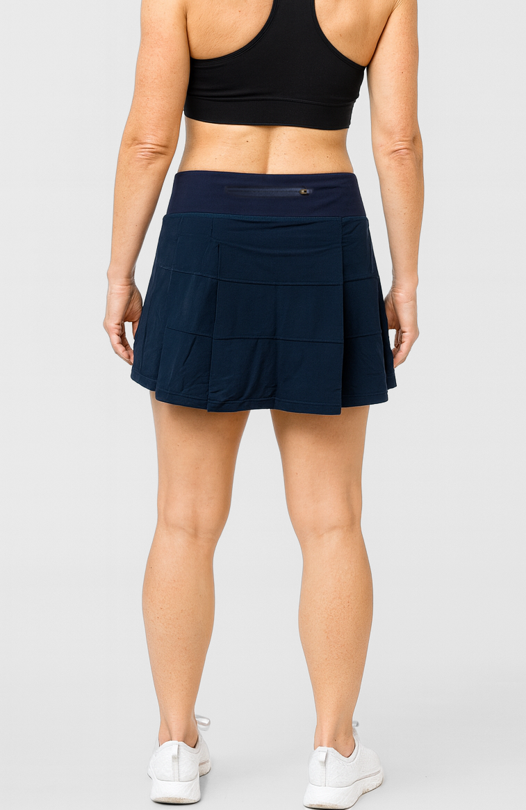 Coeur Sports Jogger Navy Fitness Skirt