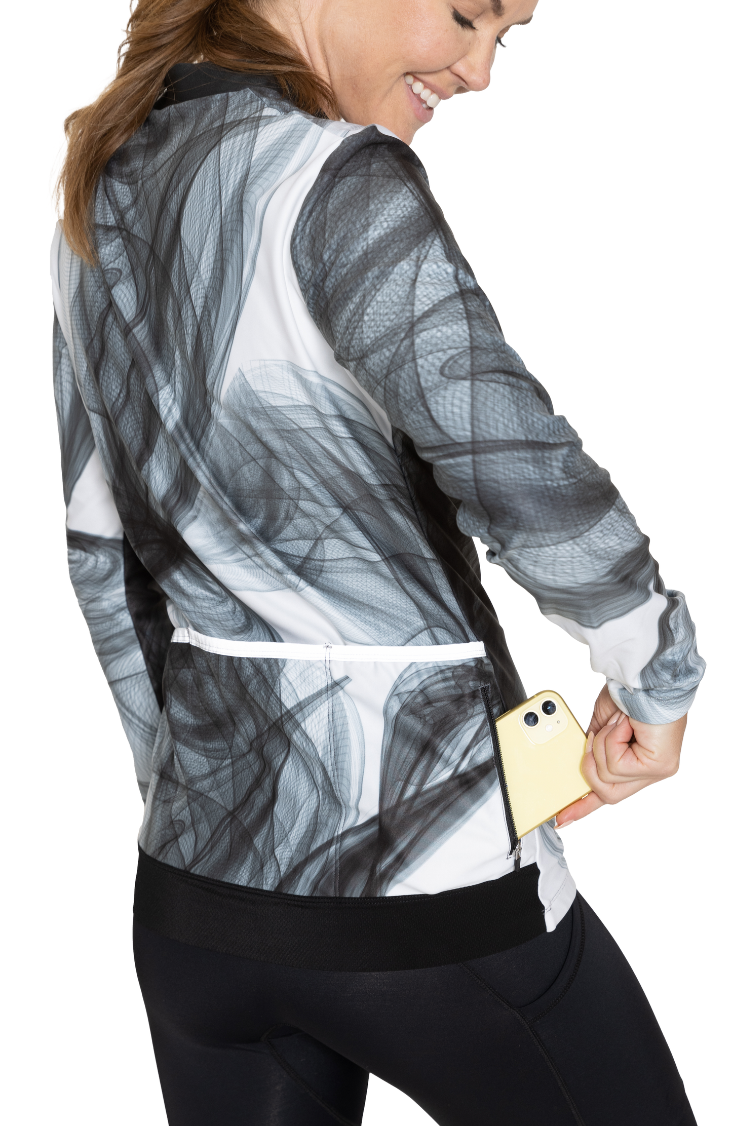 Coeur Sports Long Sleeve Cycling Jersey Smoke Thermal Jersey