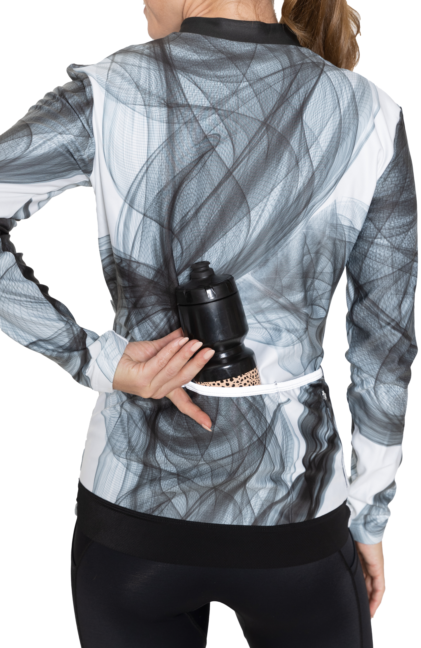 Coeur Sports Long Sleeve Cycling Jersey Smoke Thermal Jersey