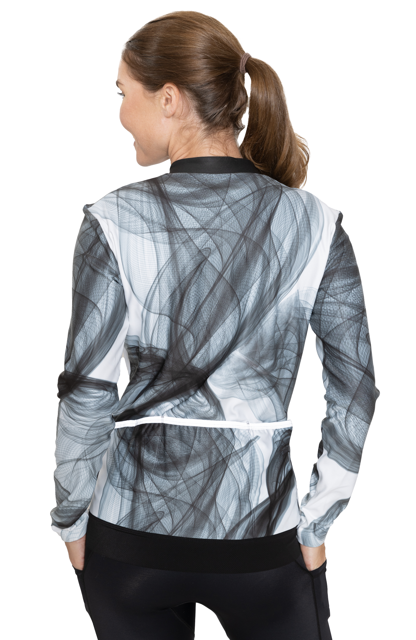 Coeur Sports Long Sleeve Cycling Jersey Smoke Thermal Jersey