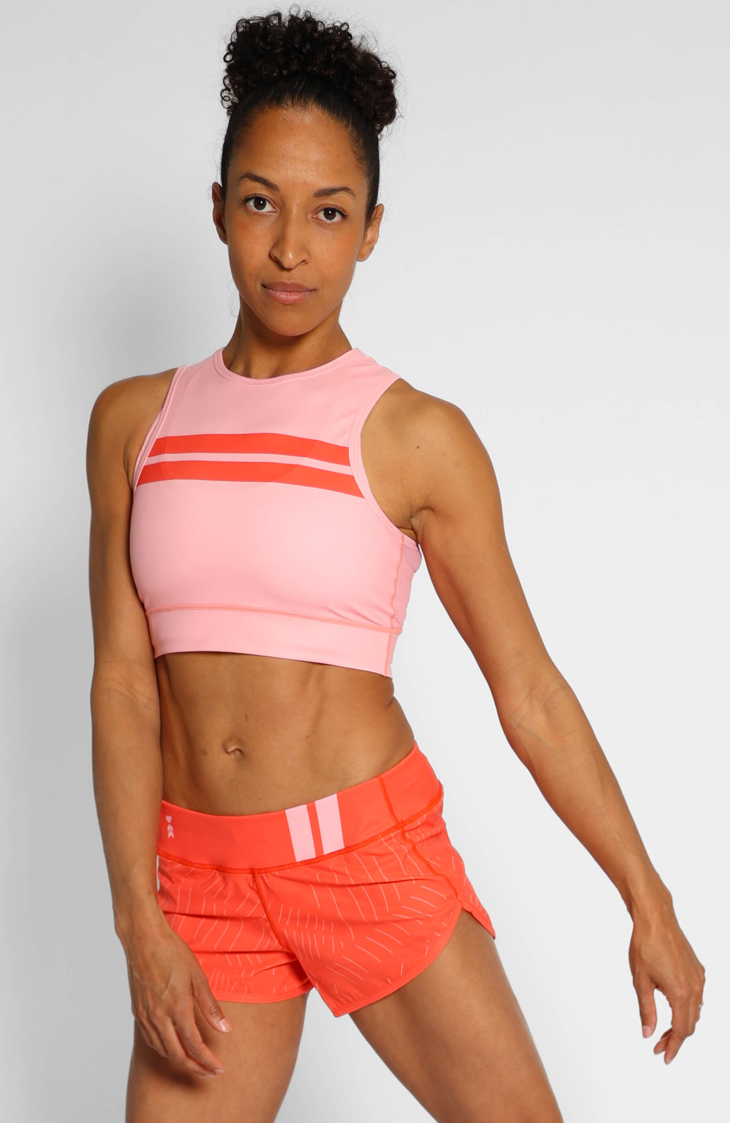 Coeur Sports Run Crop Top Coraline Women's Running Tech Crop