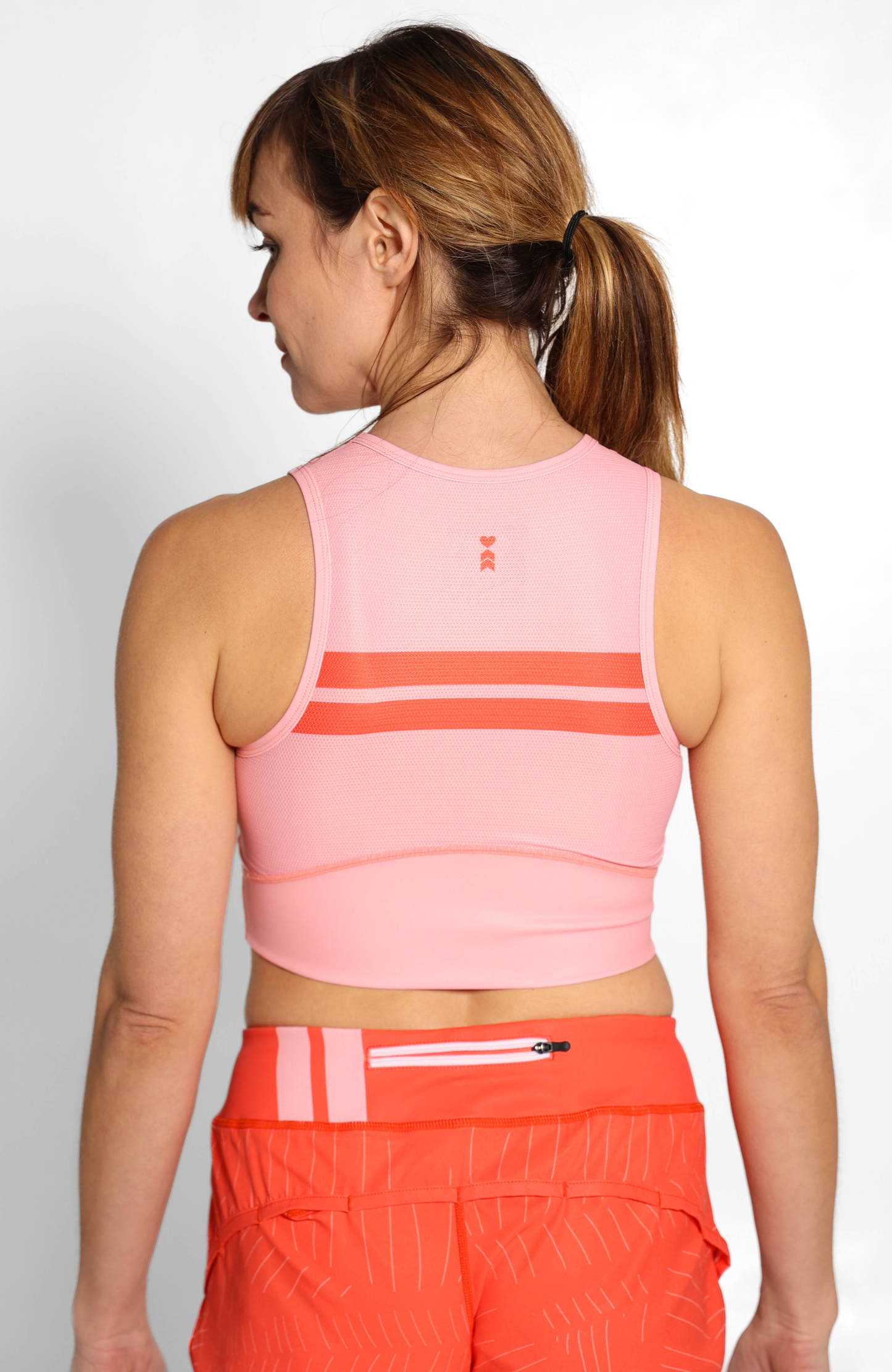 Coeur Sports Run Crop Top Coraline Women's Running Tech Crop