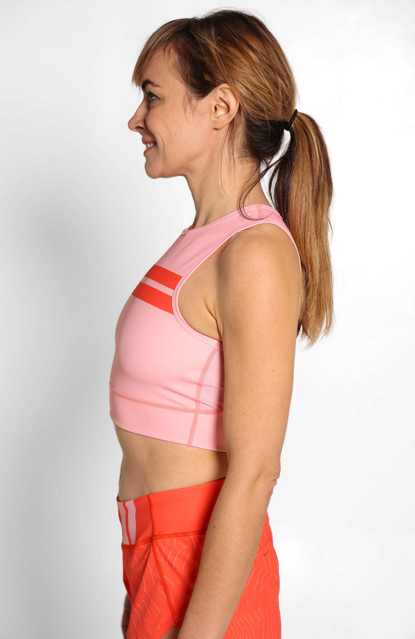 Coeur Sports Run Crop Top Coraline Women's Running Tech Crop