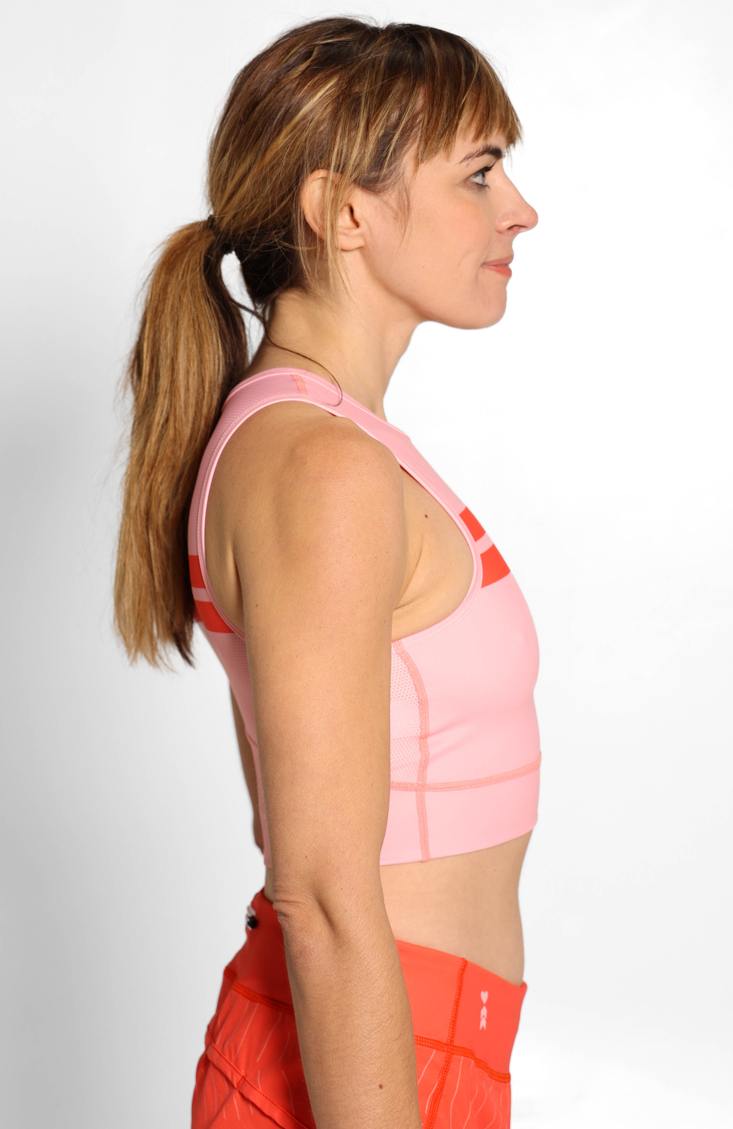 Coeur Sports Run Crop Top Coraline Women's Running Tech Crop