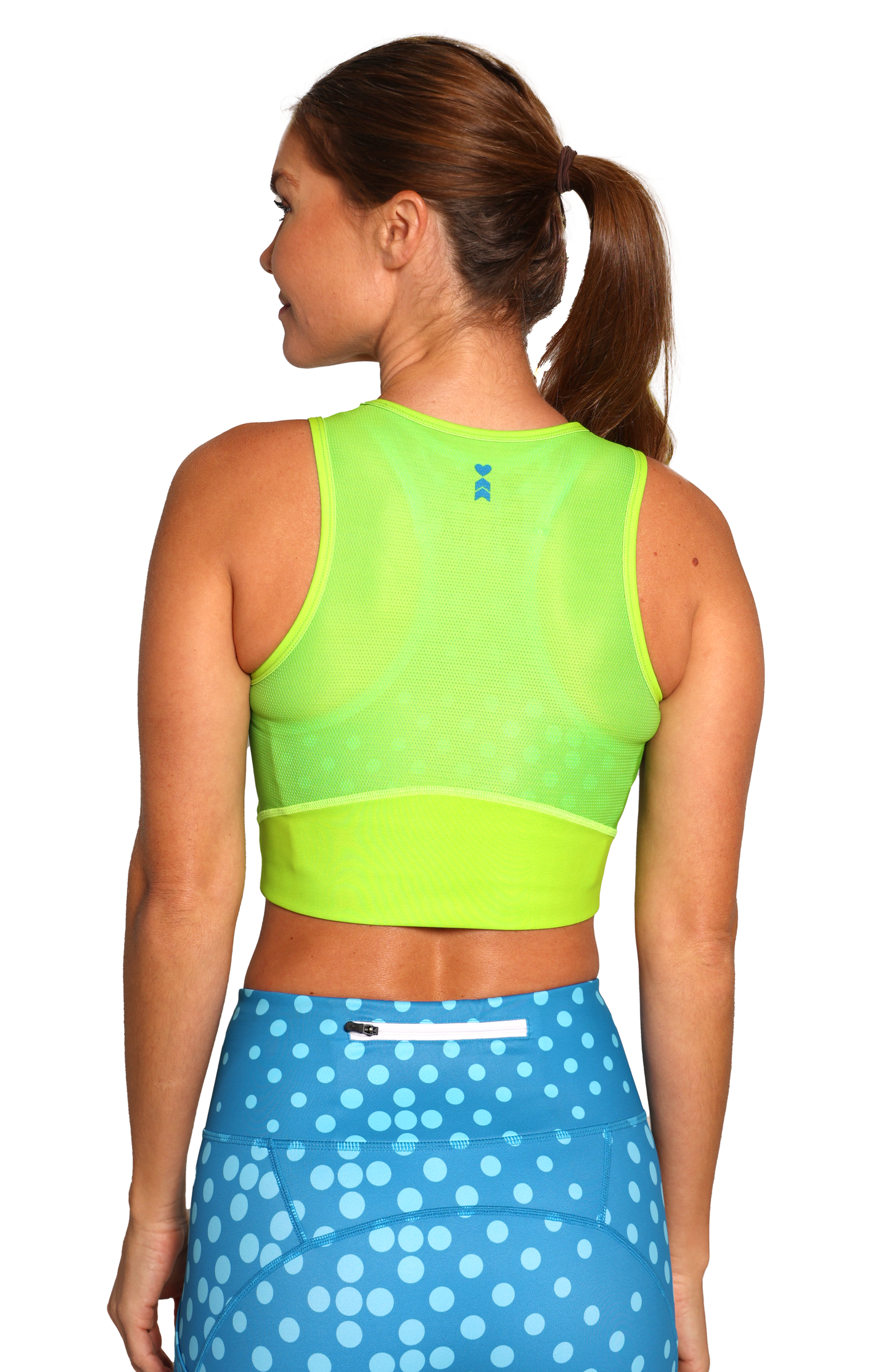 Coeur Sports Run Crop Top PRESALE! Collective Beat 23 Women's Running Tech Crop Top