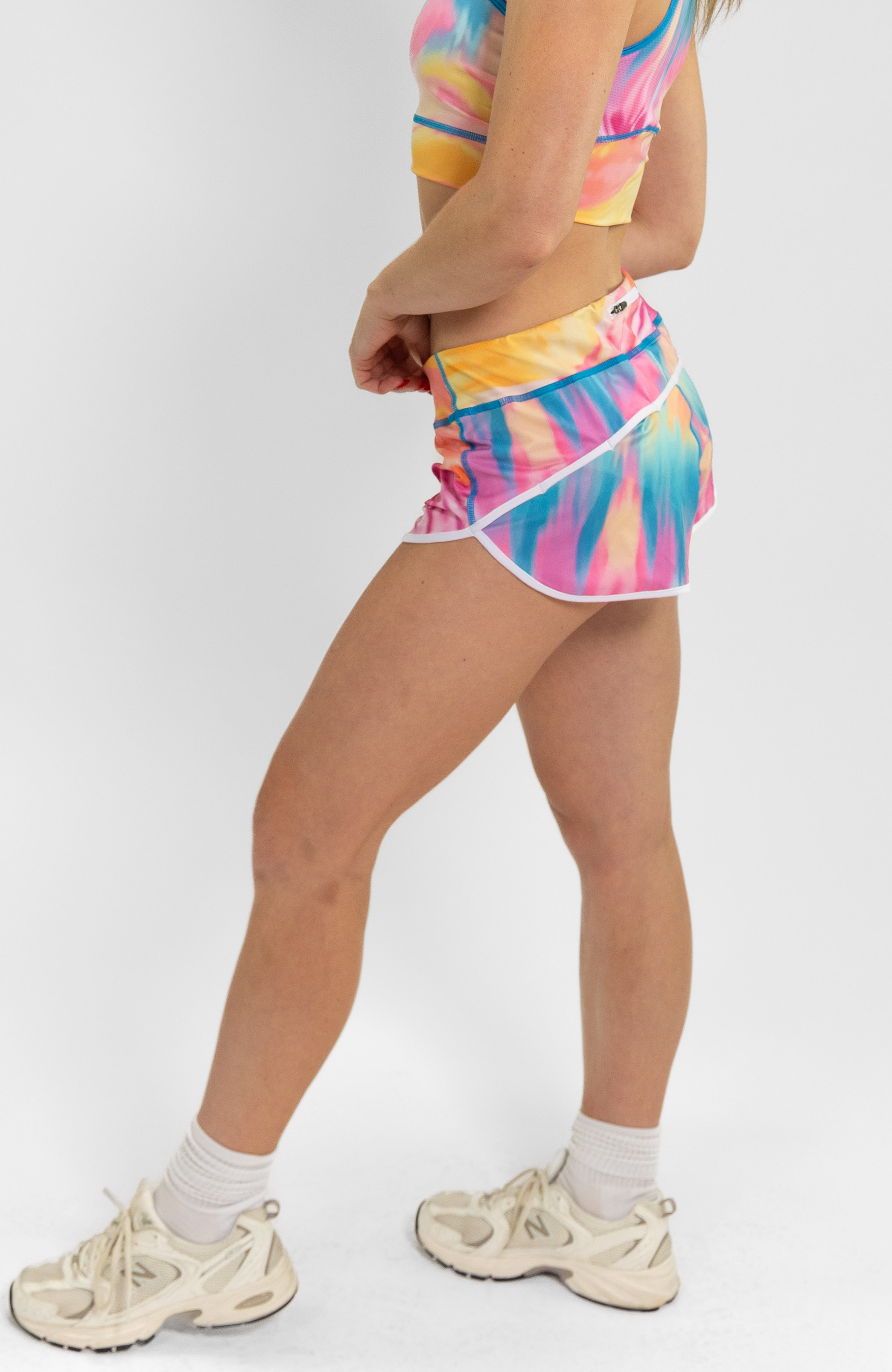 Coeur Sports Run Short Women's Running Shorts in Aloha