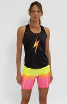 Coeur Sports Run Tank Women's Running Tank in Voltage