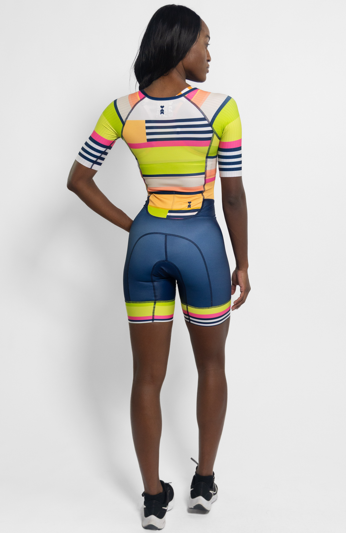 Coeur Sports Sleeved Tri Suit Sleeved Women's Trisuit in Meridian