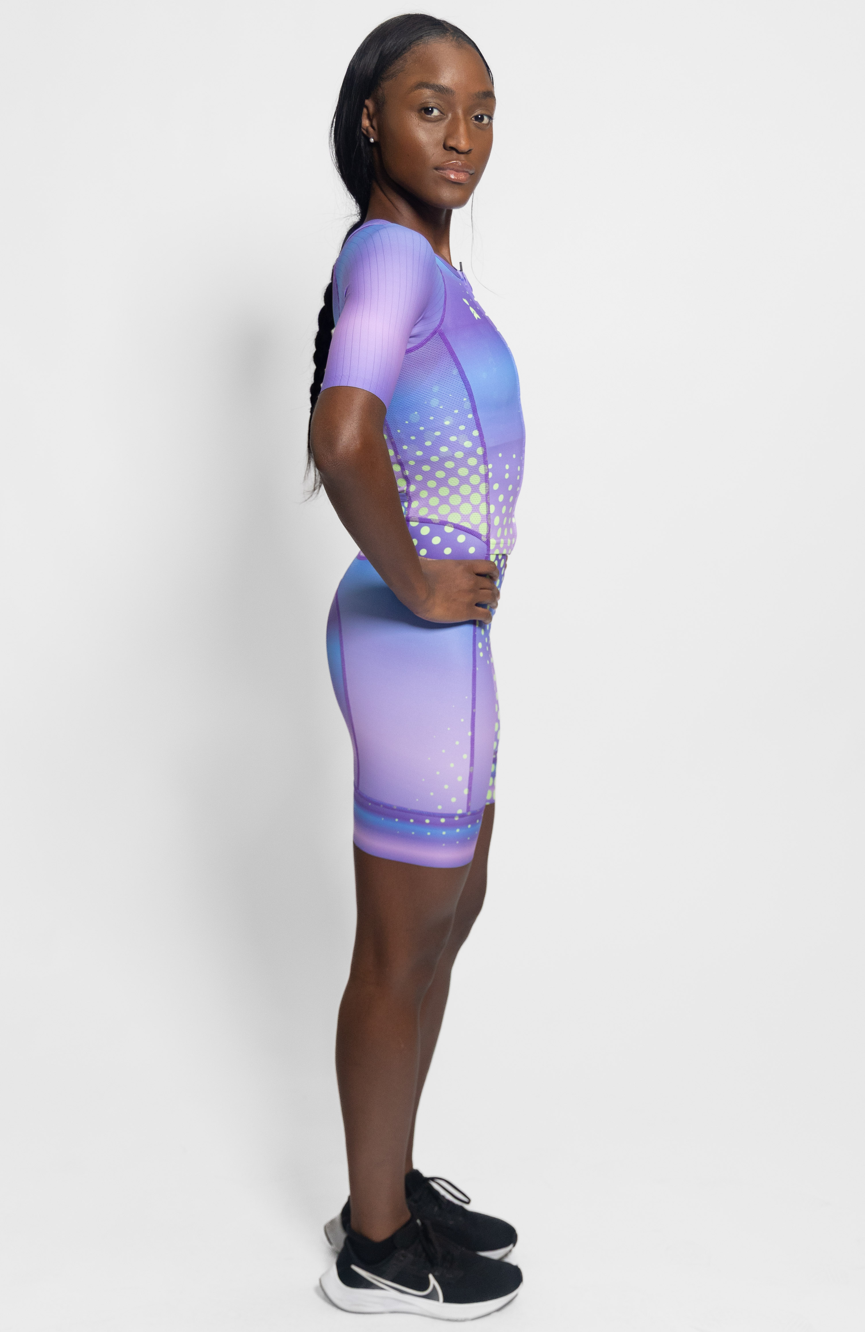 Coeur Sports Sleeved Tri Suit Sleeved Women's Trisuit in Plush
