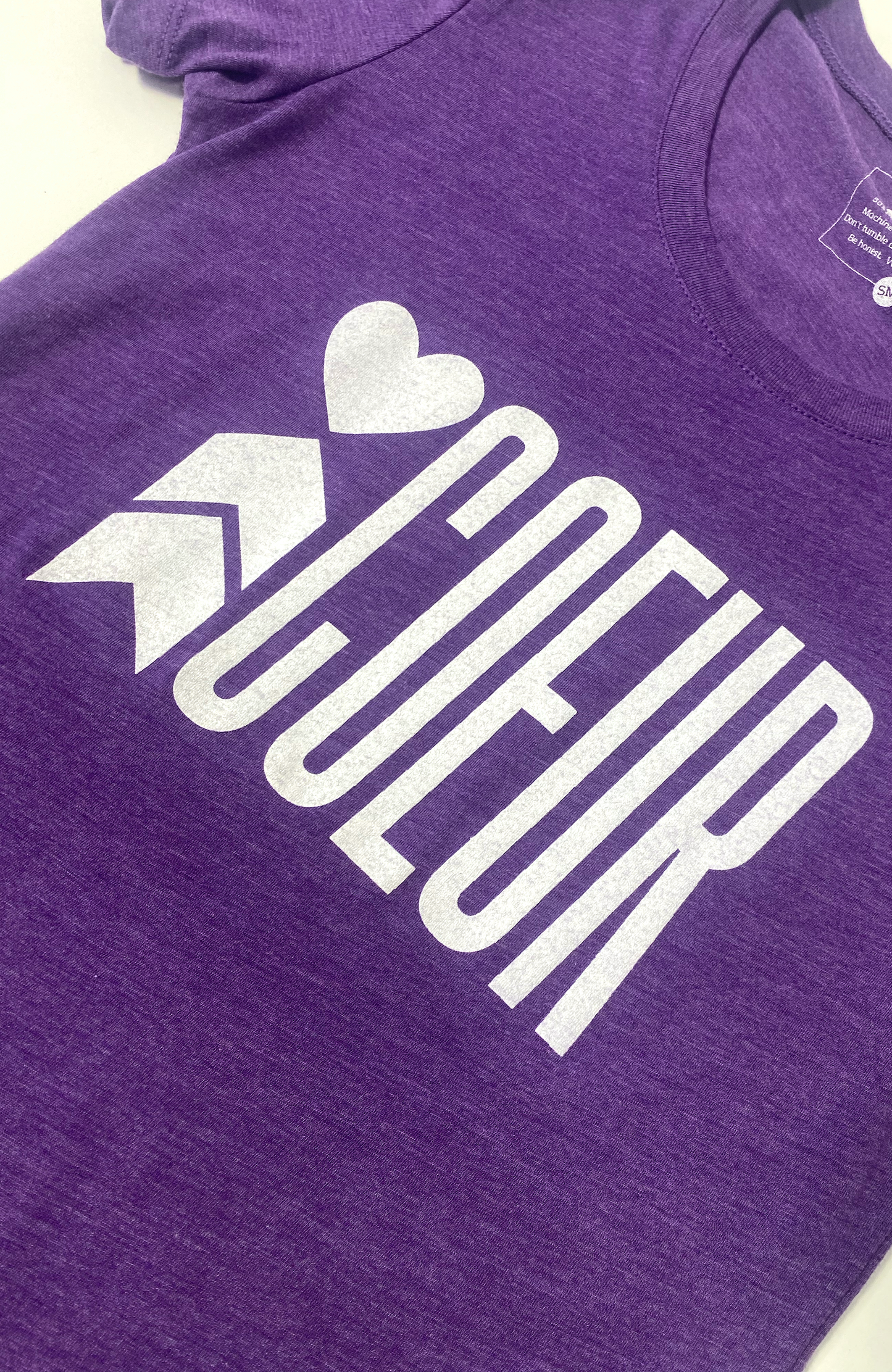Coeur Sports Tank Purple Logo Tee