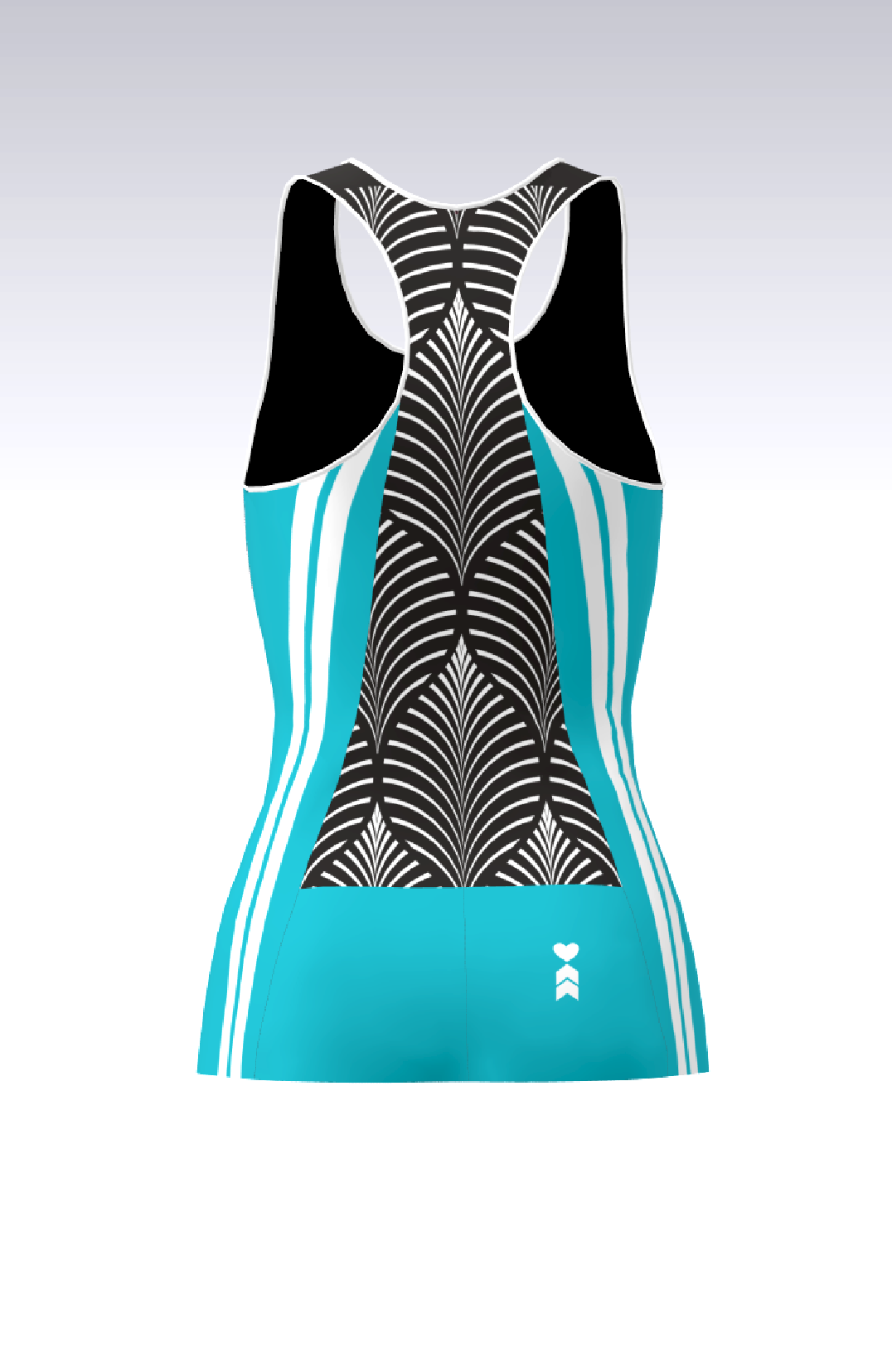 Coeur Sports Tri Tank PRESALE! Filigree Women's Triathlon Tank with Shelf Bra