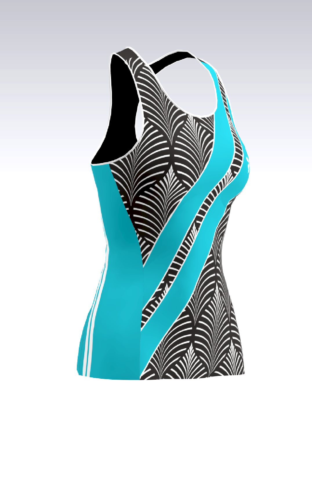 Coeur Sports Tri Tank PRESALE! Filigree Women's Triathlon Tank with Shelf Bra