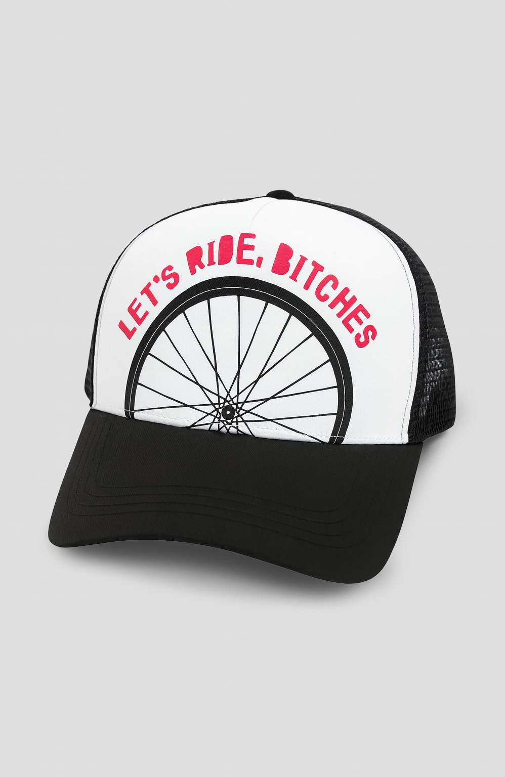 Coeur Sports Trucker Hat ONE SIZE / Black Let's Ride Mesh Trucker