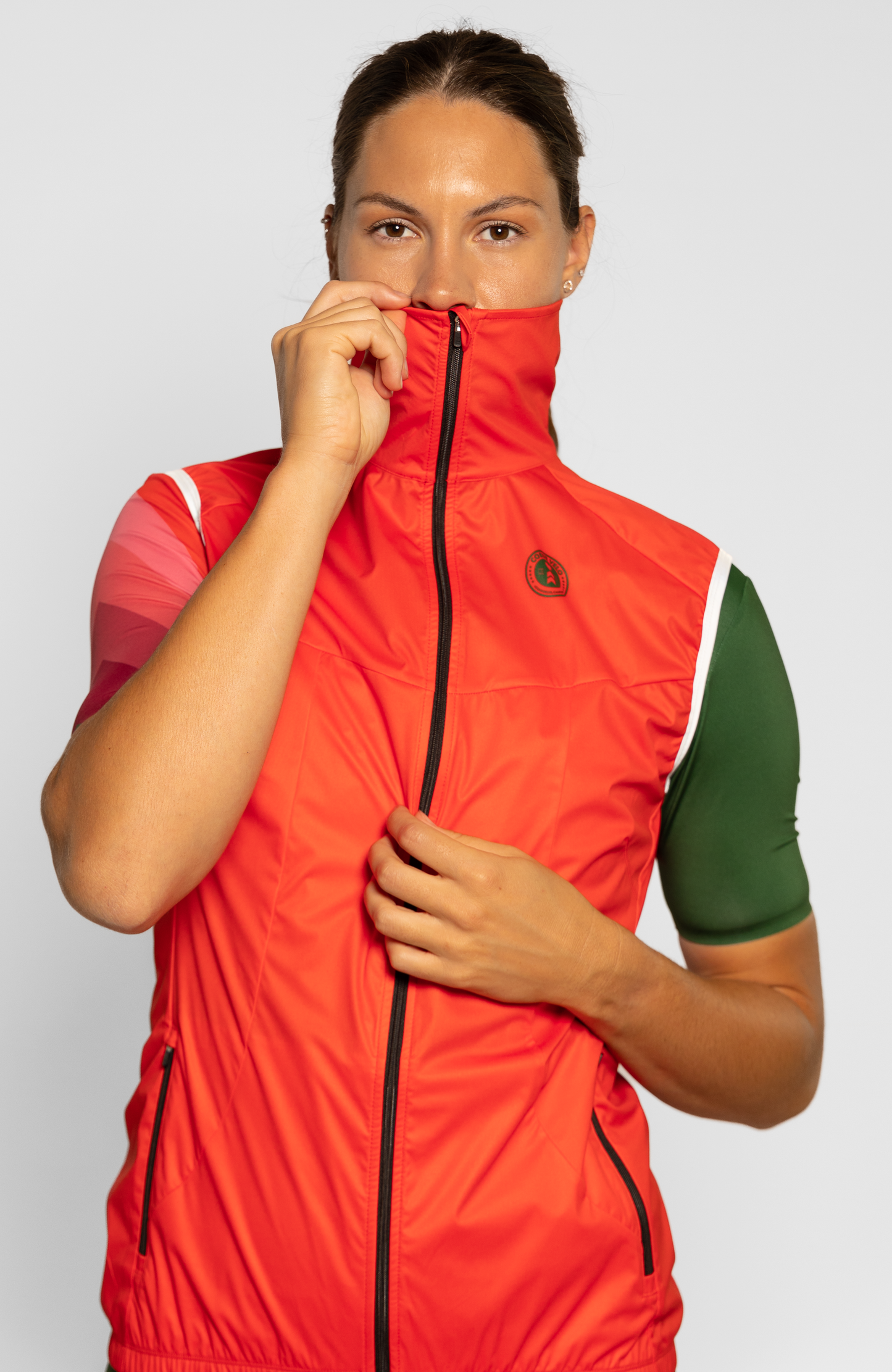 Coeur Sports Wind Vest Forest Wind Vest