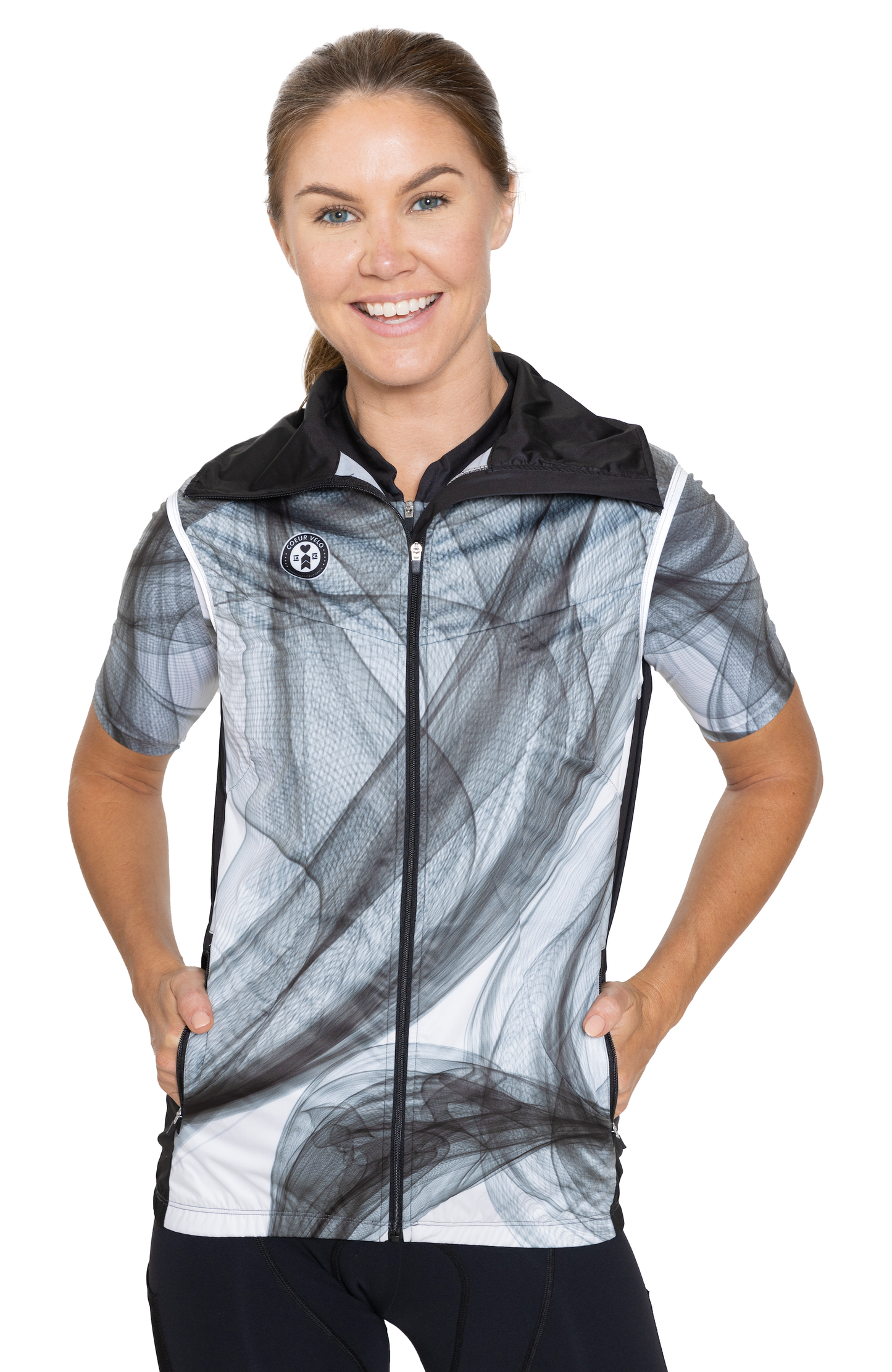 Coeur Sports Wind Vest Smoke Wind Vest