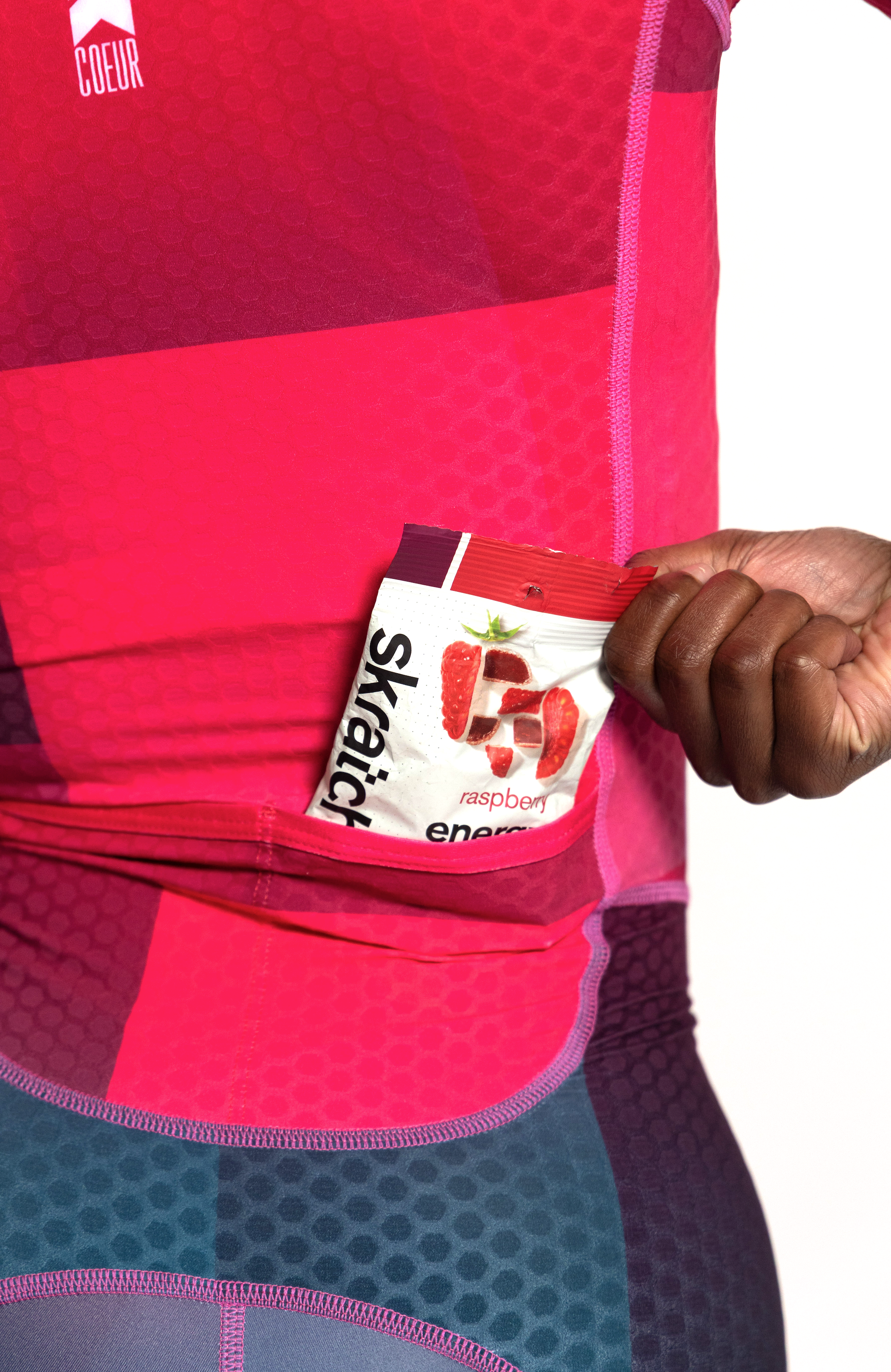 Coeur Sports Zele sleeved tri suit Zele Sleeved Triathlon Speedsuit in Bougainvillea