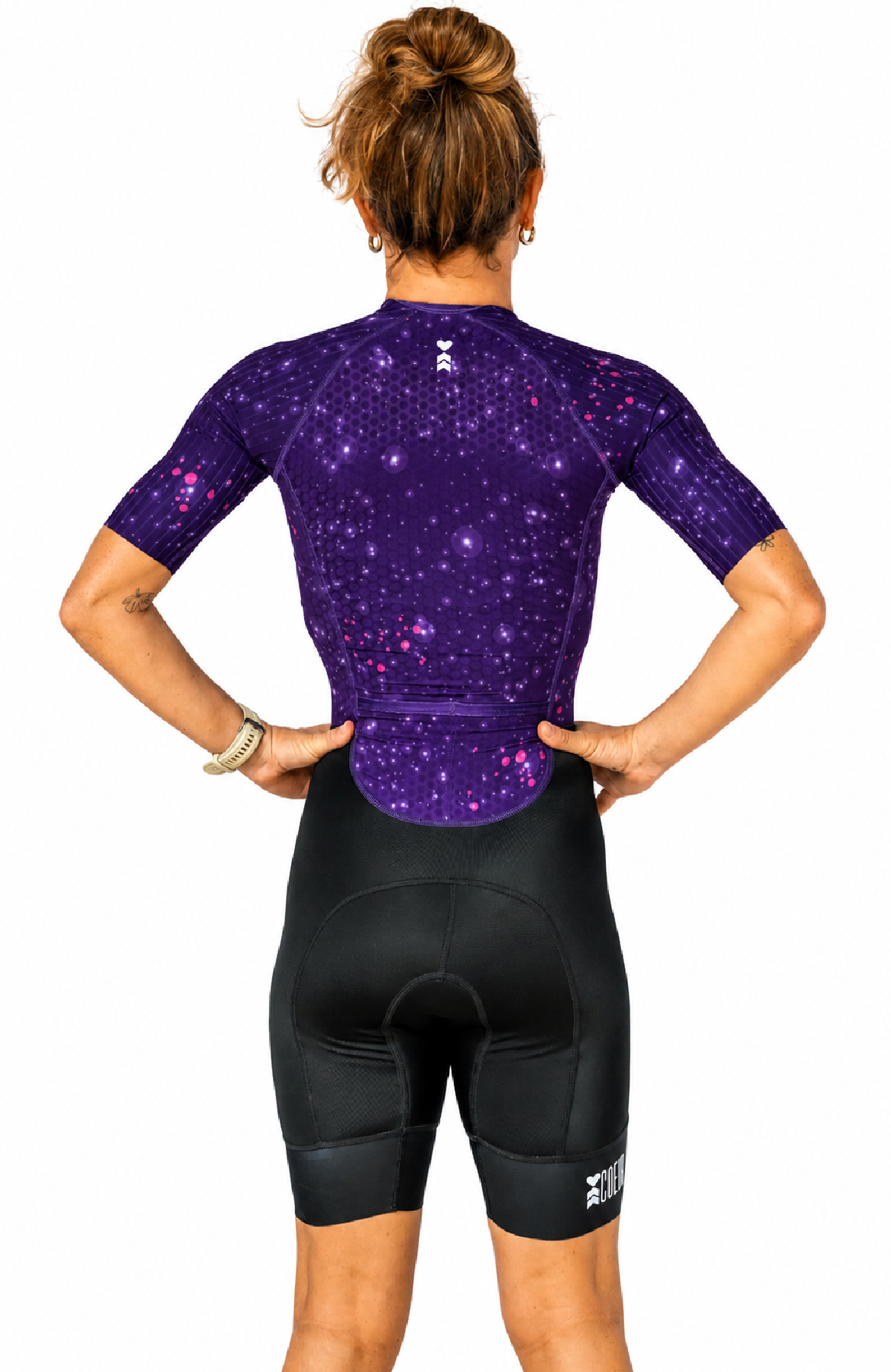 Coeur Sports Zele sleeved tri suit Zele Sleeved Triathlon Speedsuit in Galaxy
