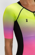 Coeur Sports Zele sleeved tri suit Zele Sleeved Triathlon Speedsuit in Voltage