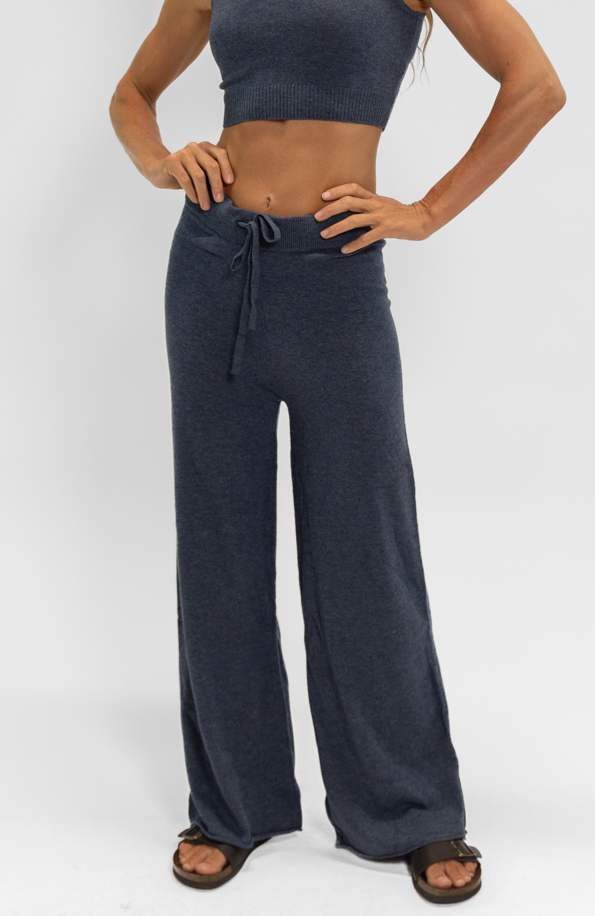 Nuzzle Clothing 24/7 Cashmere Pants 24/7 Cashmere Wide Leg Pants