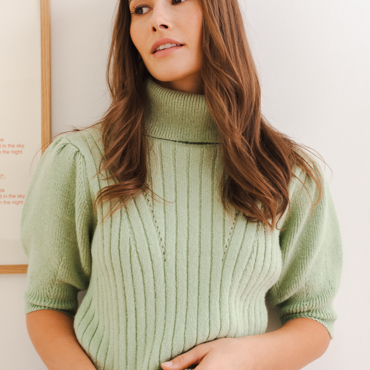 Puff Sleeve Turtleneck – Coeur Sports