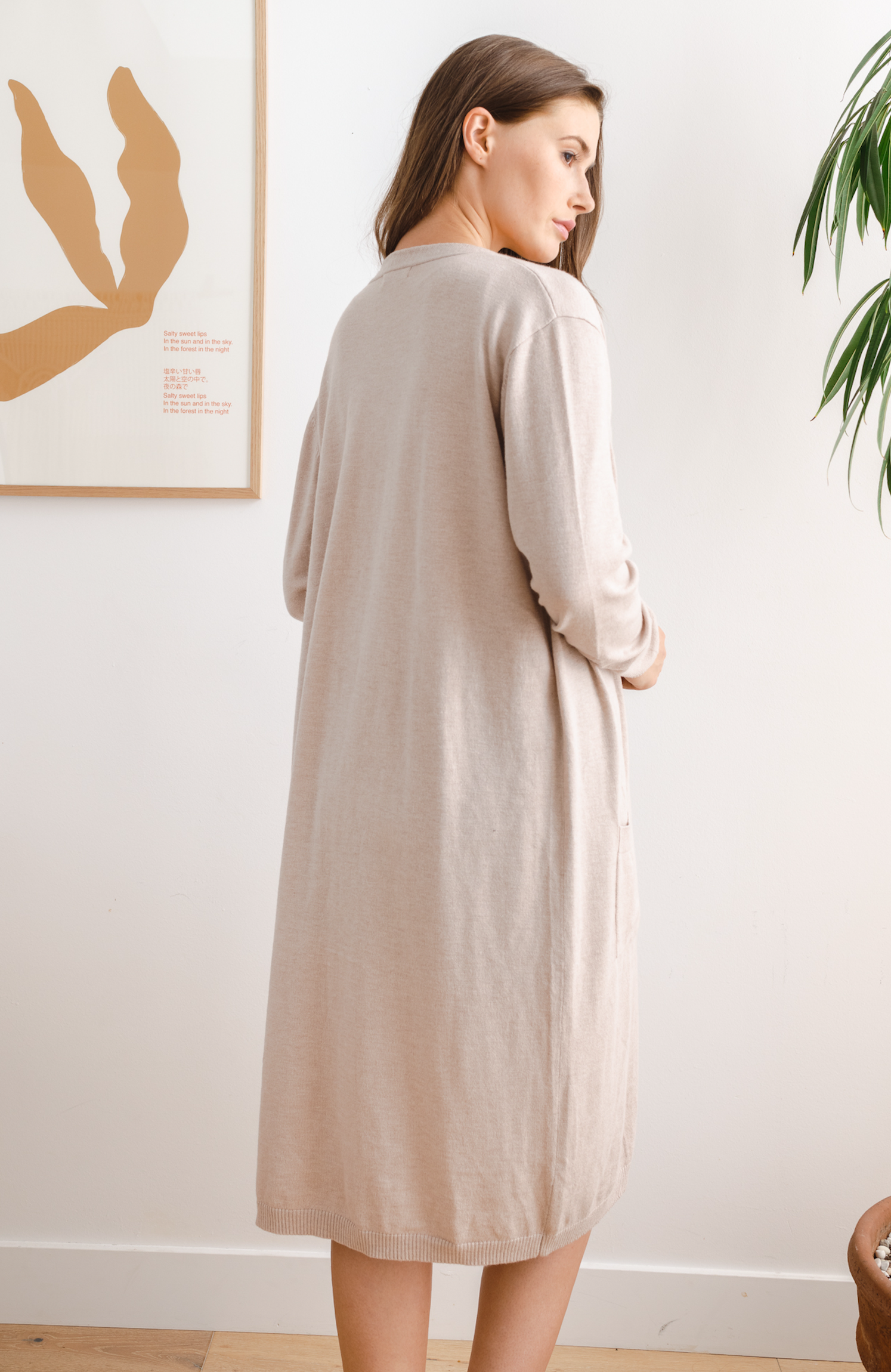 Nuzzle Clothing Shirts & Tops Wrap Duster