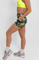 Coeur Sports 5 inch fitted run short 3" Fitted Run Shorts in Palm Party