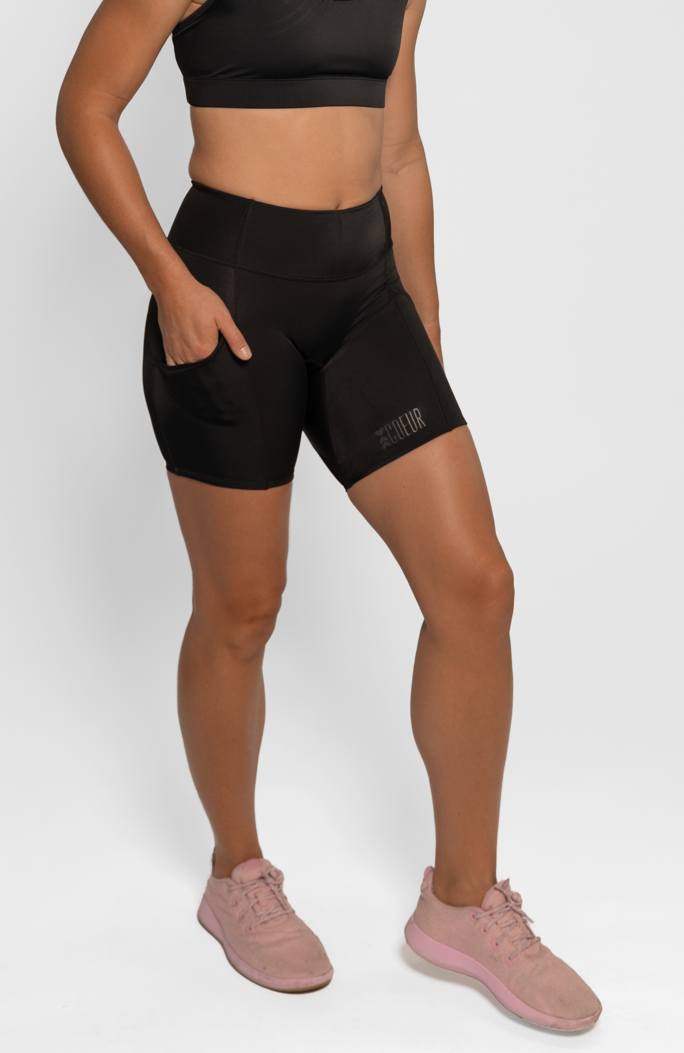 Coeur Sports 5 Inch Fitted Run Short Little Black 5" Fitted Run Shorts